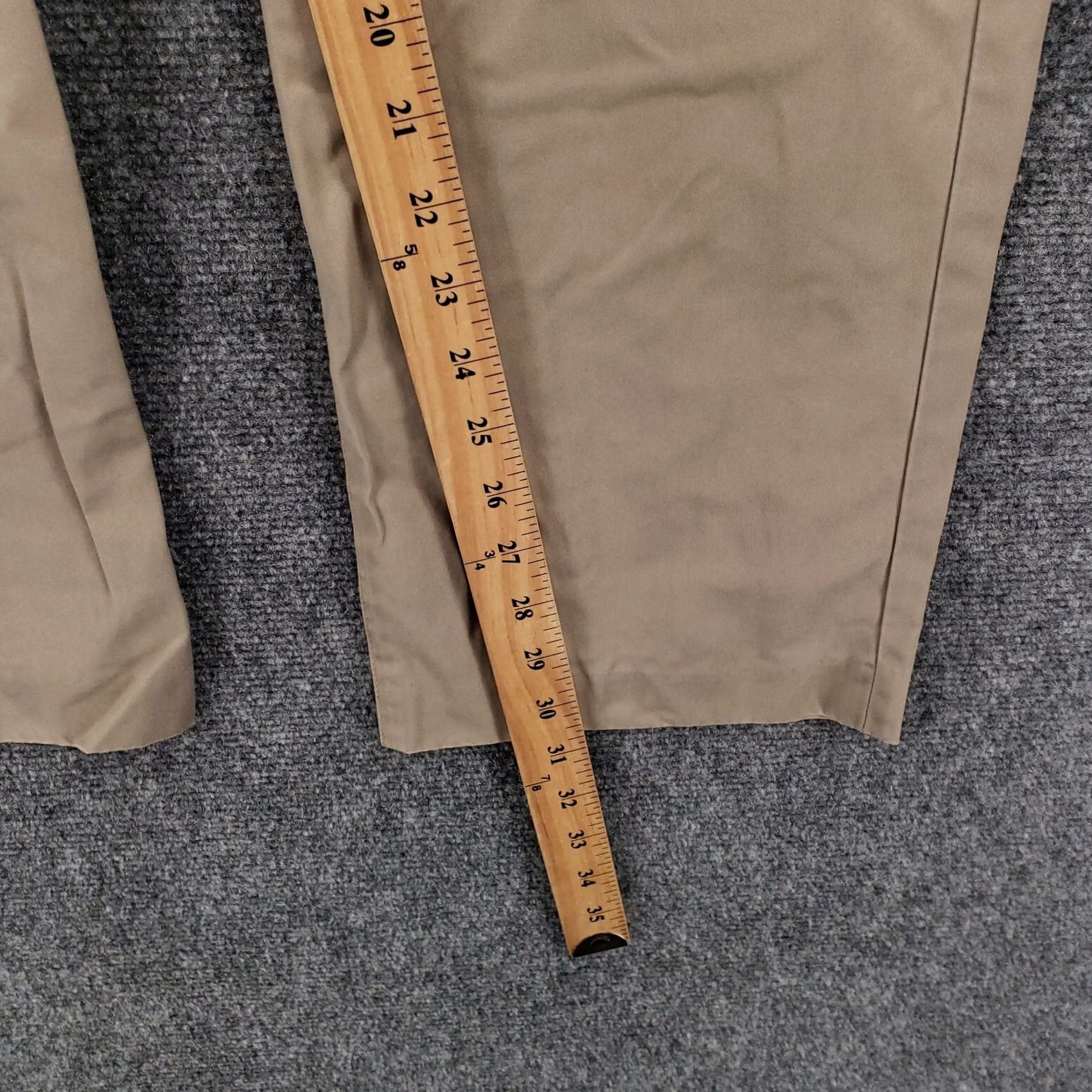 Bonobos Bonobos Dress Pants Mens 33x32 Beige Weekday Warrior Wenesday Straight Zip Fly Size US 33 - 5 Thumbnail