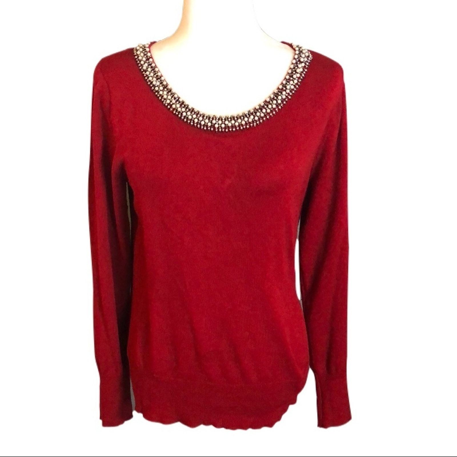 & Other Stories New Directions red holiday sweater PS Size S / US 4 / IT 40 - 1 Thumbnail