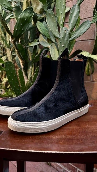 Daniel Patrick Daniel Patrick Men's Hightop Black Slip On Shoes Size 10 Pr Size US 10 / EU 43 - 2 Thumbnail