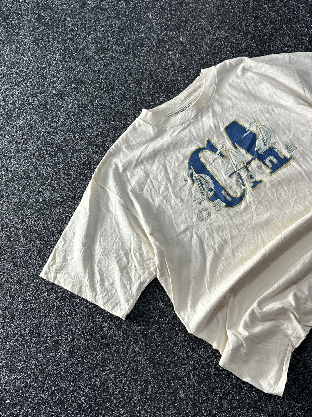 Vintage 🚨Rare Vintage CALIFORNIA SINGLE STITCH America USA Tee Shirt Size US XL / EU 56 / 4 - 2 Thumbnail