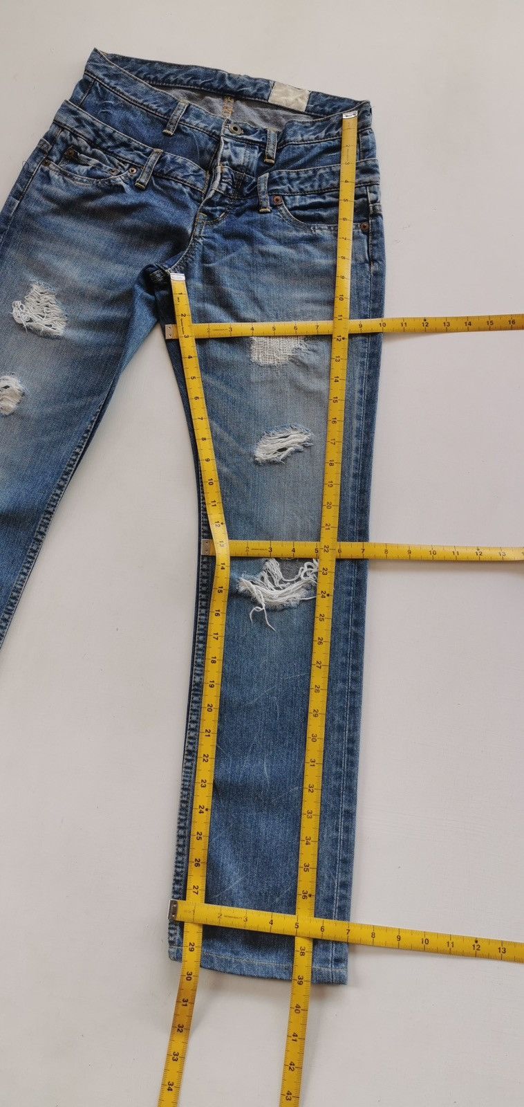 Japanese Brand Antgauge Japan Double Waist Denim Jeans Size US 28 / EU 44 - 9 Thumbnail