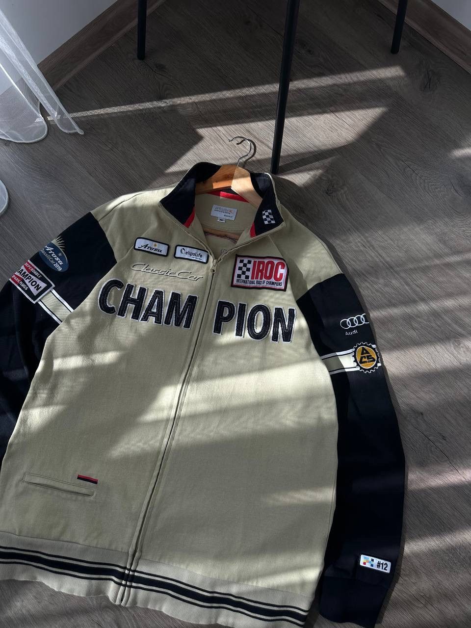 Japanese Brand × Vintage Vintage Japanese Racing Champion 12 Classic Car Hoodie Size US L / EU 52-54 / 3 - 5 Thumbnail