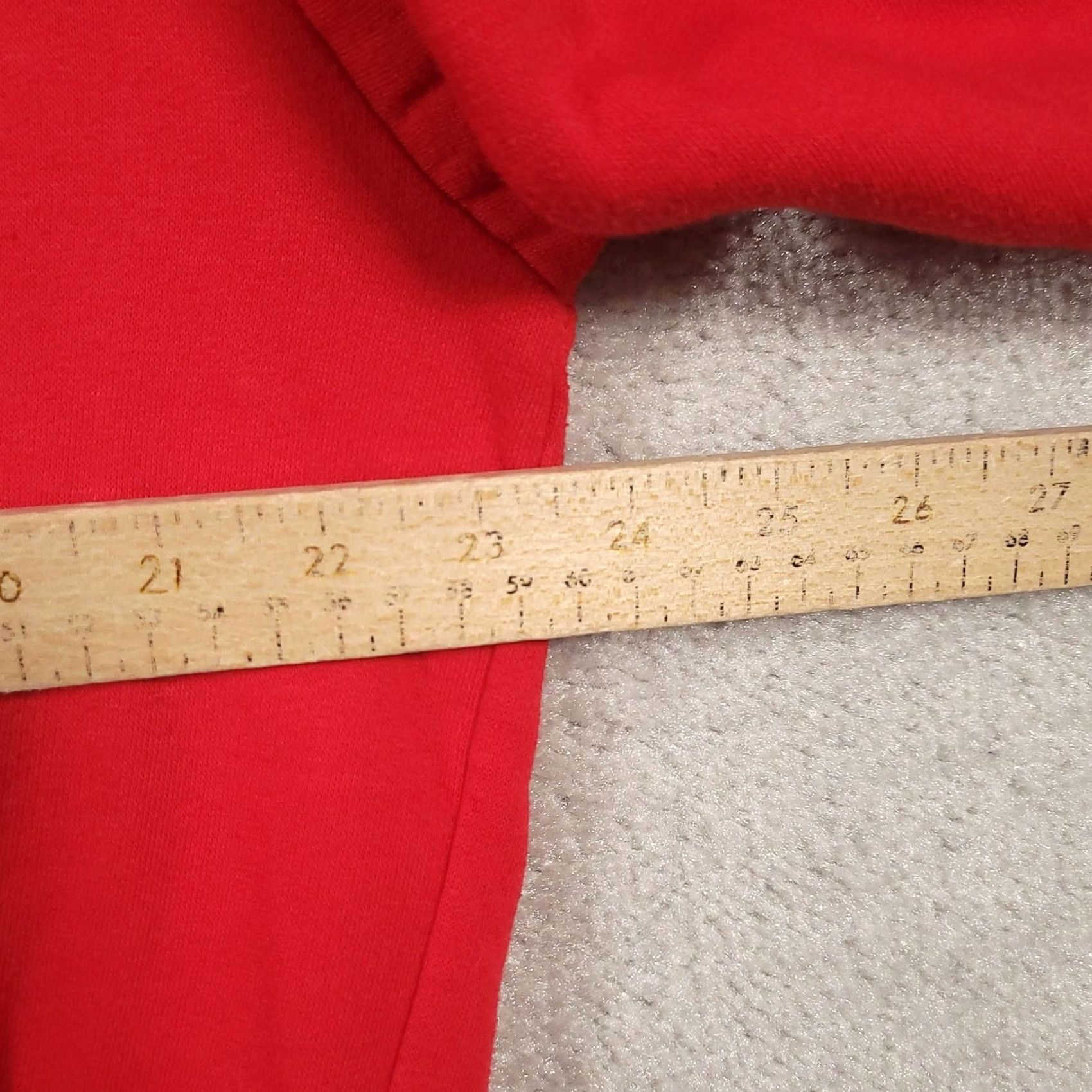 Vintage Nutcracker Sweatshirt Womens L Red Embroidered Christmas Bear Crewneck Pullover Christmas Holiday Winter Cozy Fleece Size L / US 10 / IT 46 - 5 Thumbnail