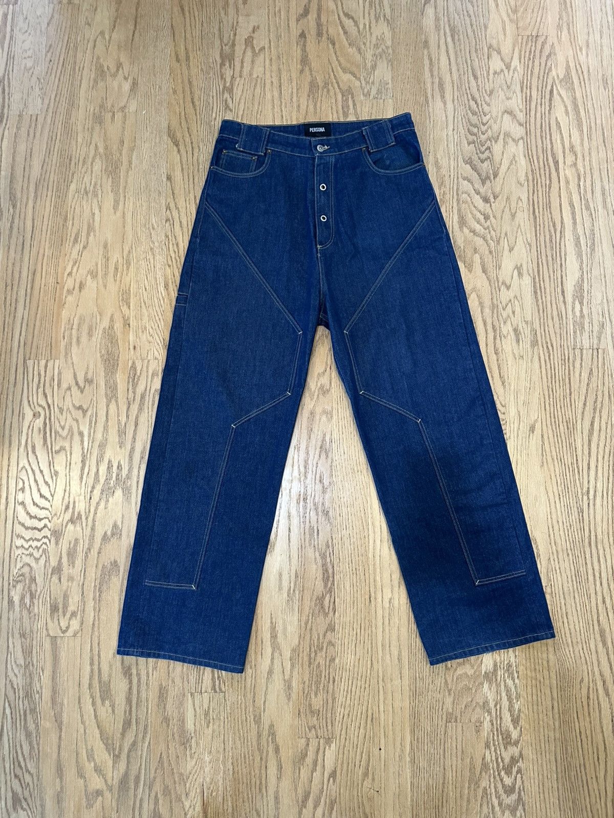 Other Persona IV Double Knee Denim (Worn by Playboi Carti) Size US 34 / EU 50 - 1 Thumbnail