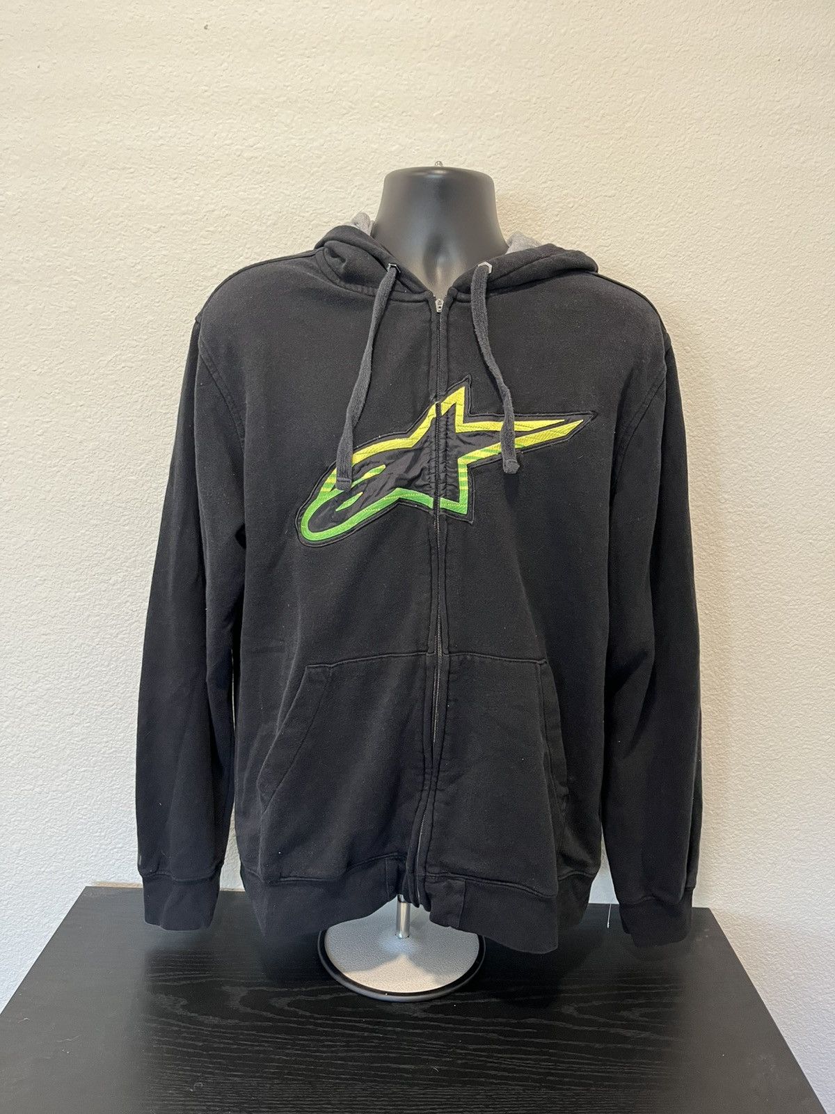 Alpinestars × Vintage Y2K alpine star motor cross grunge hoodie Size US L / EU 52-54 / 3 - 1 Thumbnail