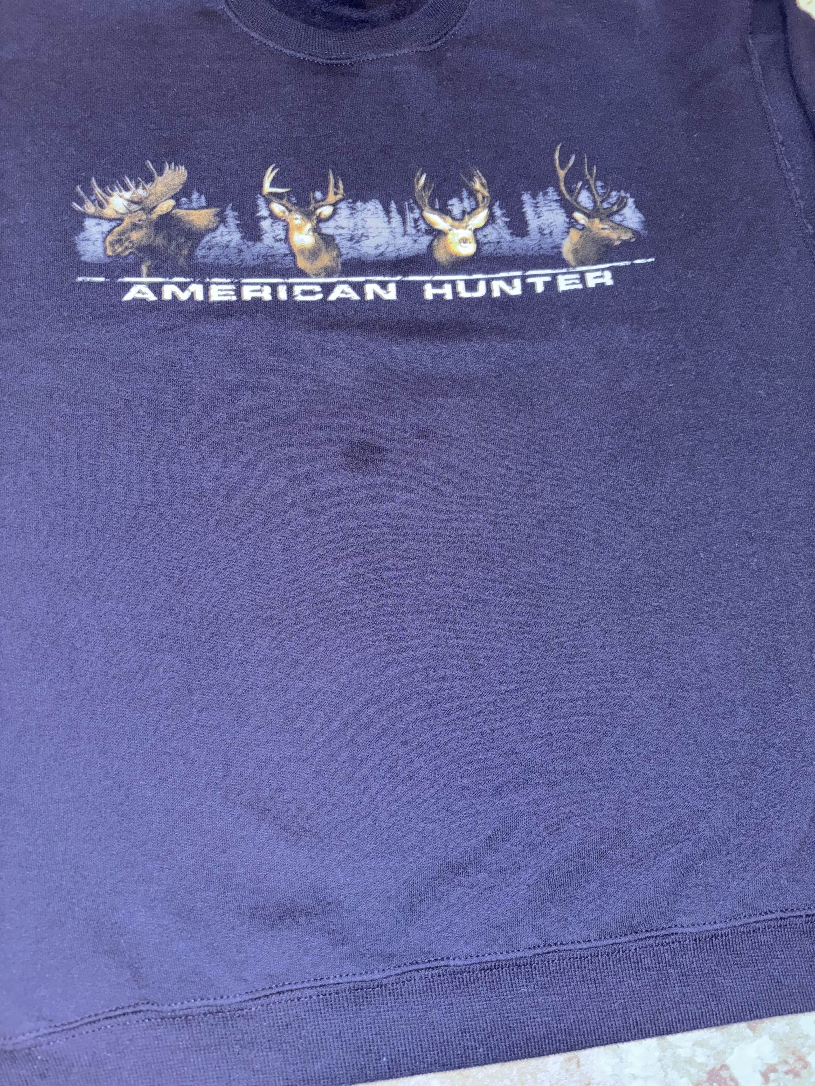 Hunter 00s American Hunter Deer Sweatshirt Size US L / EU 52-54 / 3 - 5 Thumbnail