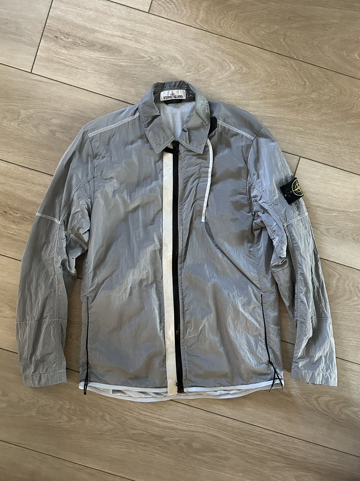 Metallic Nylon Stone Island Overshirt