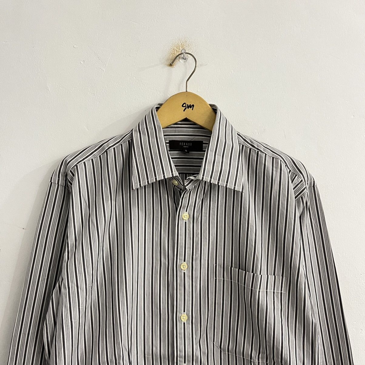 Japanese Brand Feraud - Striped Iconic Ls Button Up Size US L / EU 52-54 / 3 - 2 Thumbnail