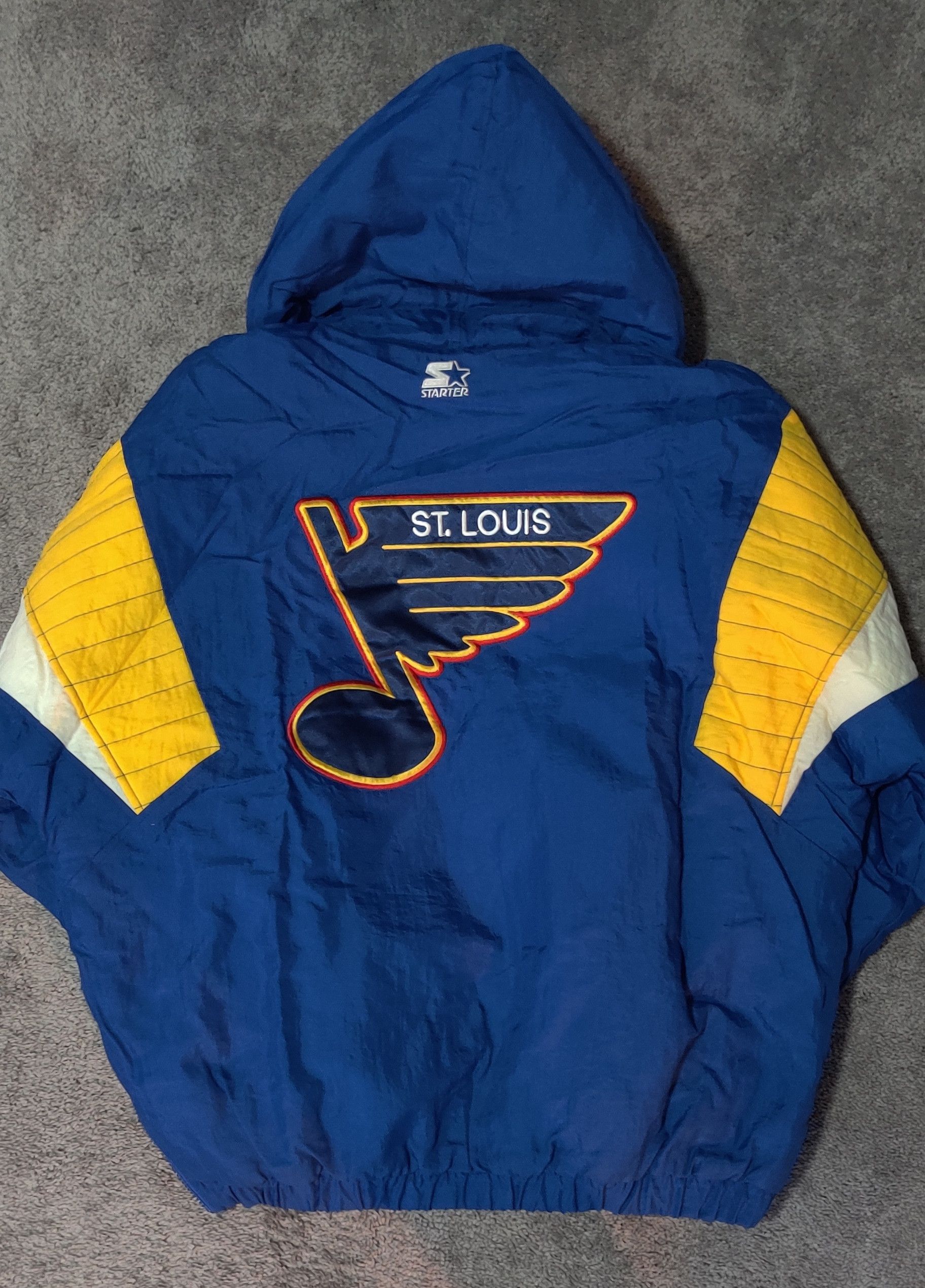 St. Louis Blues Starter Pullover Jacket size men's Large