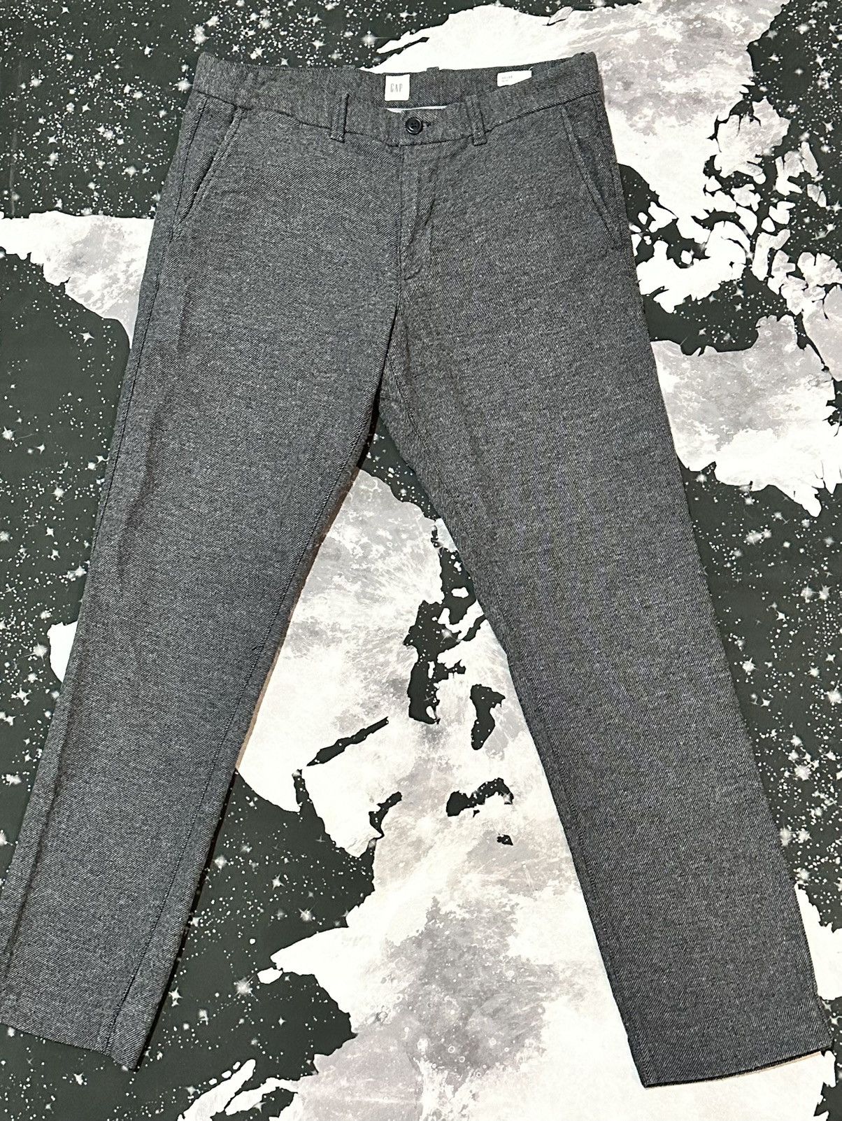 Gap Gap Slim Fit Charcoal Gray Wool Trousers Size US 32 / EU 48 - 1 Thumbnail