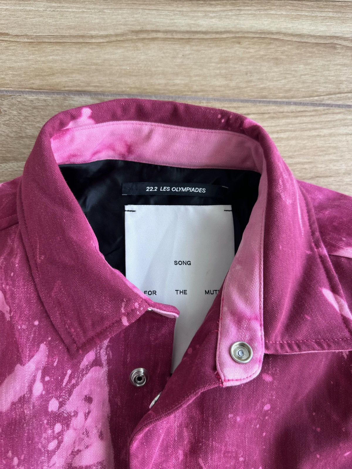 Song For The Mute Song for the Mute Jacket (Pink Acid Wash) Size US M / EU 48-50 / 2 - 7 Thumbnail