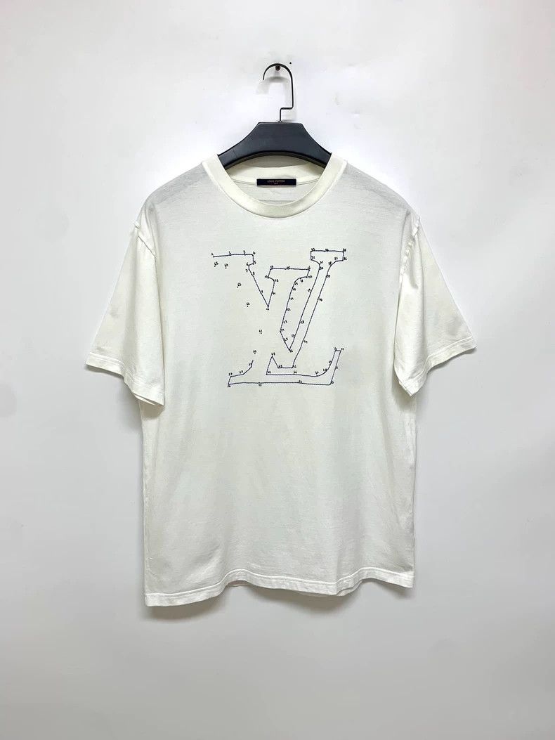 Louis Vuitton Louis Vuitton White Lianliankan short sleeve Size US XXL / EU 58 / 5 - 1 Thumbnail