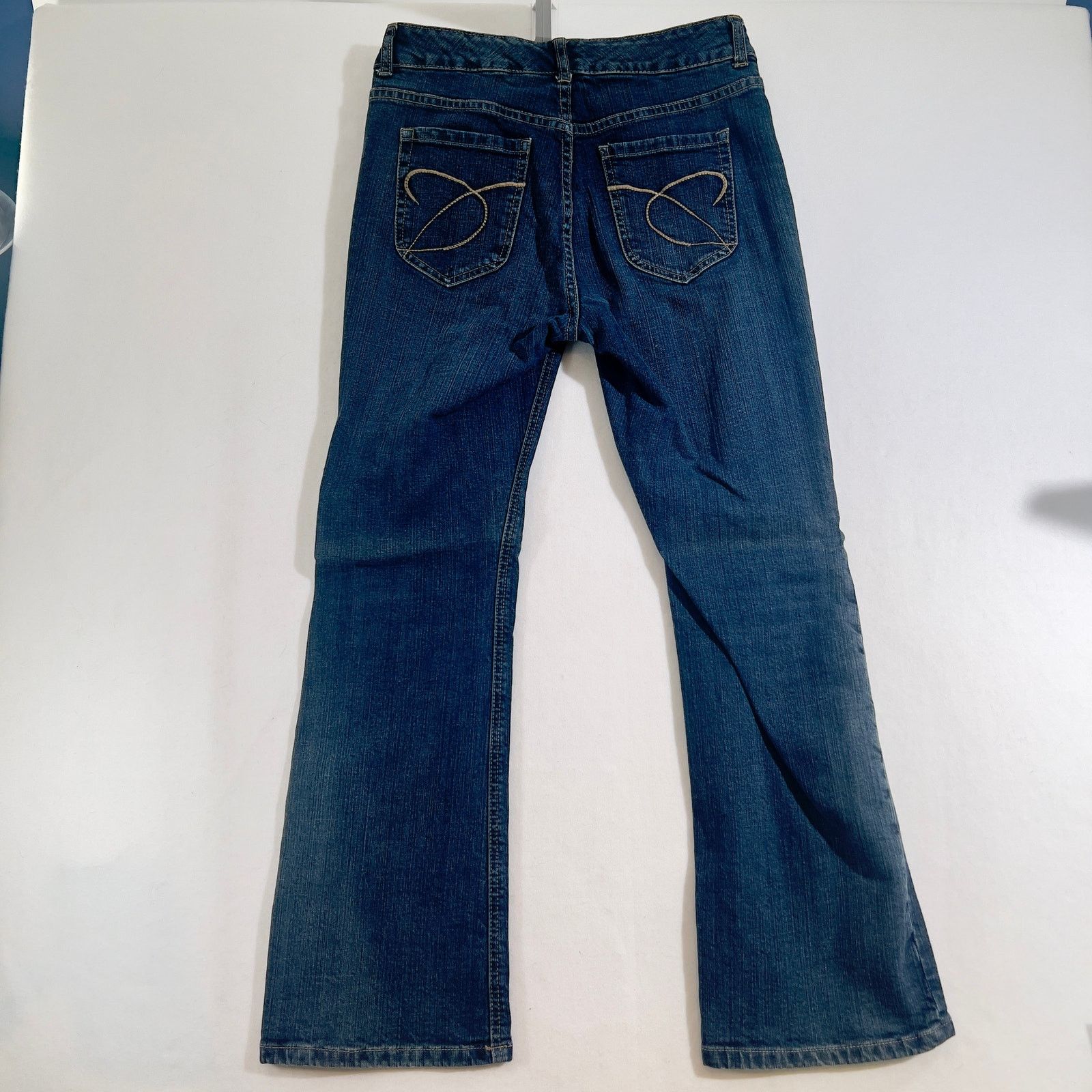 Chicos Chico's Platinum Jeans Woman's Denim Embroidered Pockets Size 30" / US 8 / IT 44 - 4 Thumbnail