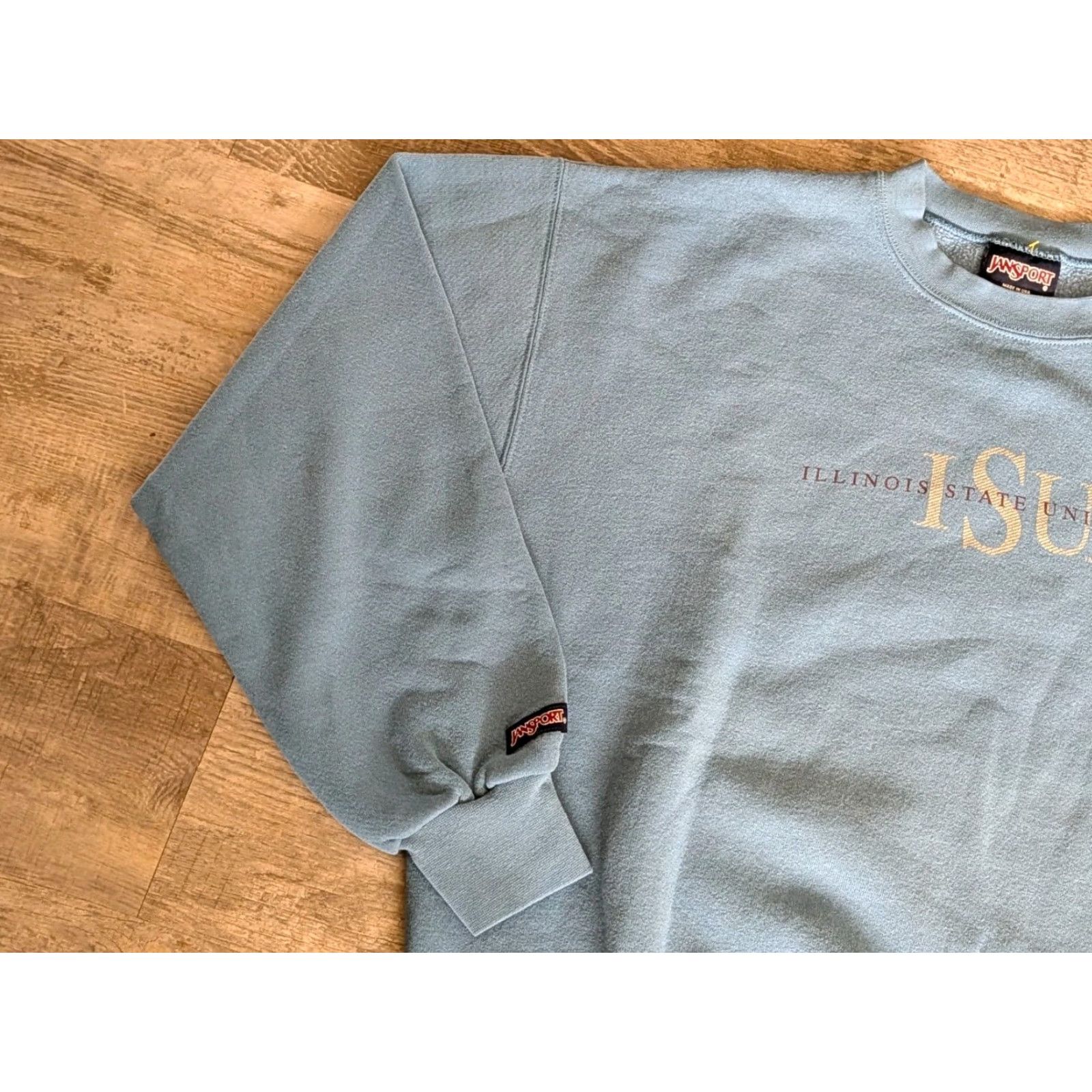 Jansport Vtg Jansport 90s Illinois State University Crewneck Sweatshirt XL Blue USA Made Size US XL / EU 56 / 4 - 4 Thumbnail