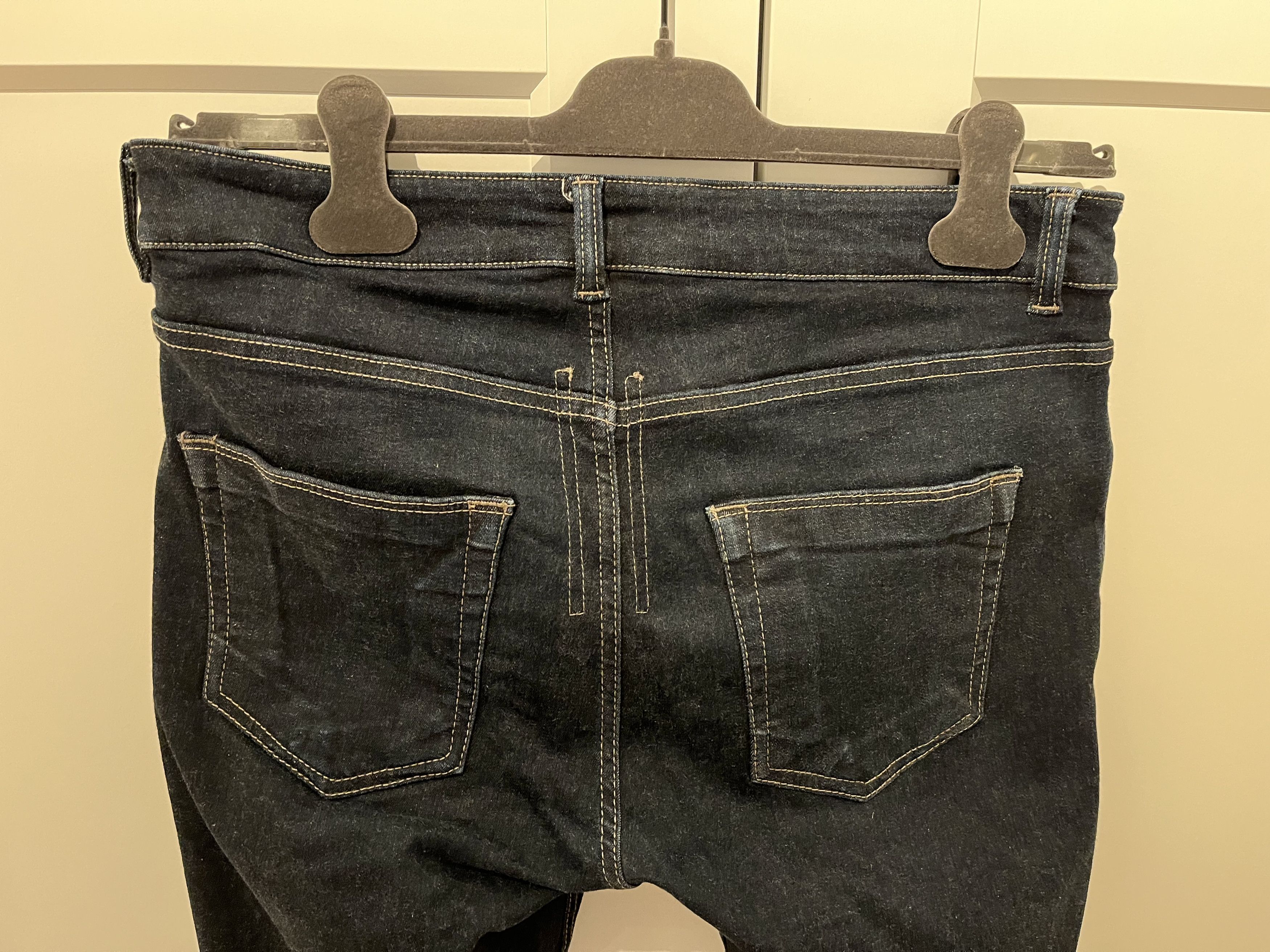 Rick Owens Drkshdw Detroit Cut Denim in Dark Blue / Navy / DU16F8350-SBD Size US 31 - 6 Thumbnail