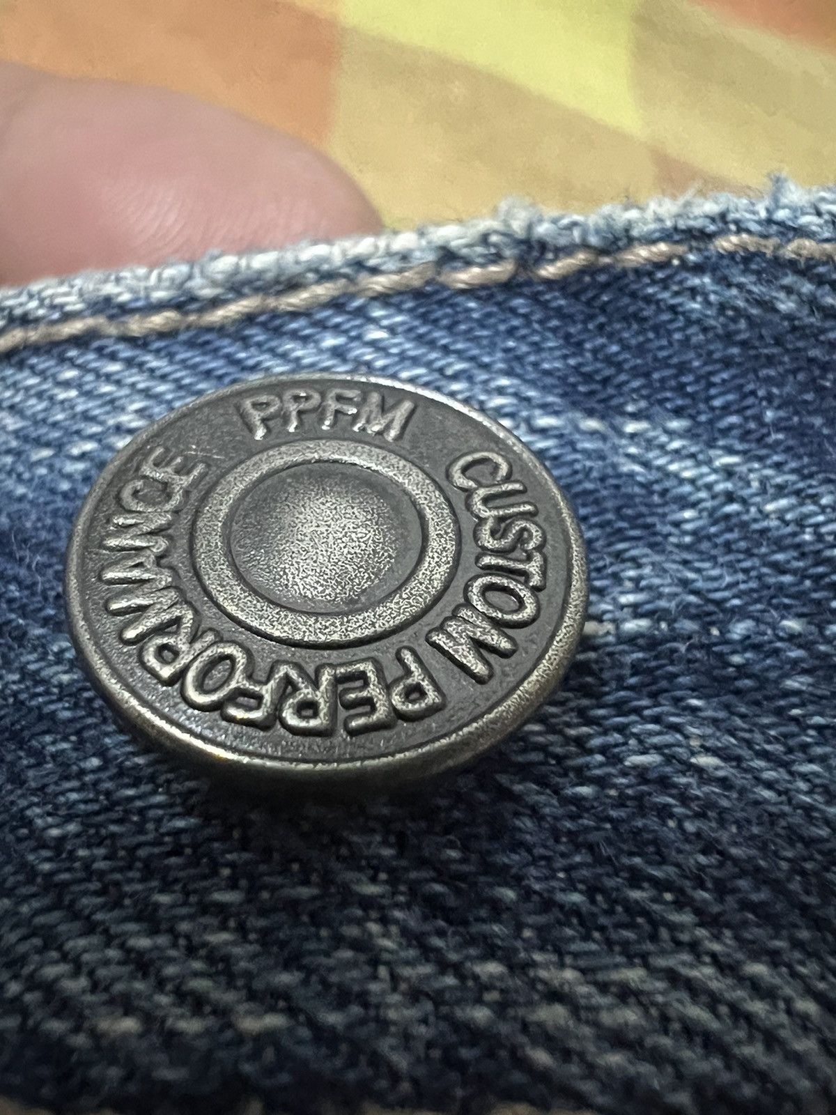 PPFM × Seditionaries PPFM BLUE DENIM JEAN DOUBLE WAIST ZIPPER Size US 34 / EU 50 - 13 Thumbnail