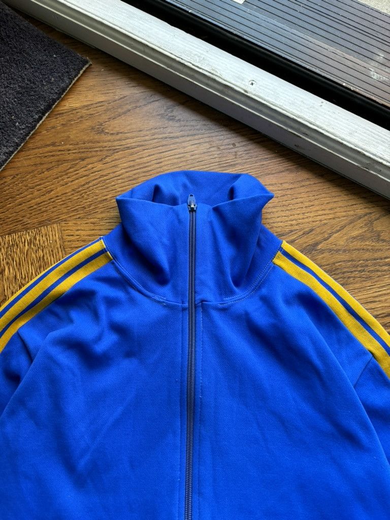 Adidas × Vintage 1980s Adidas Track Jacket Vintage Running No Trefoil 80s 70 Size US S / EU 44-46 / 1 - 3 Thumbnail