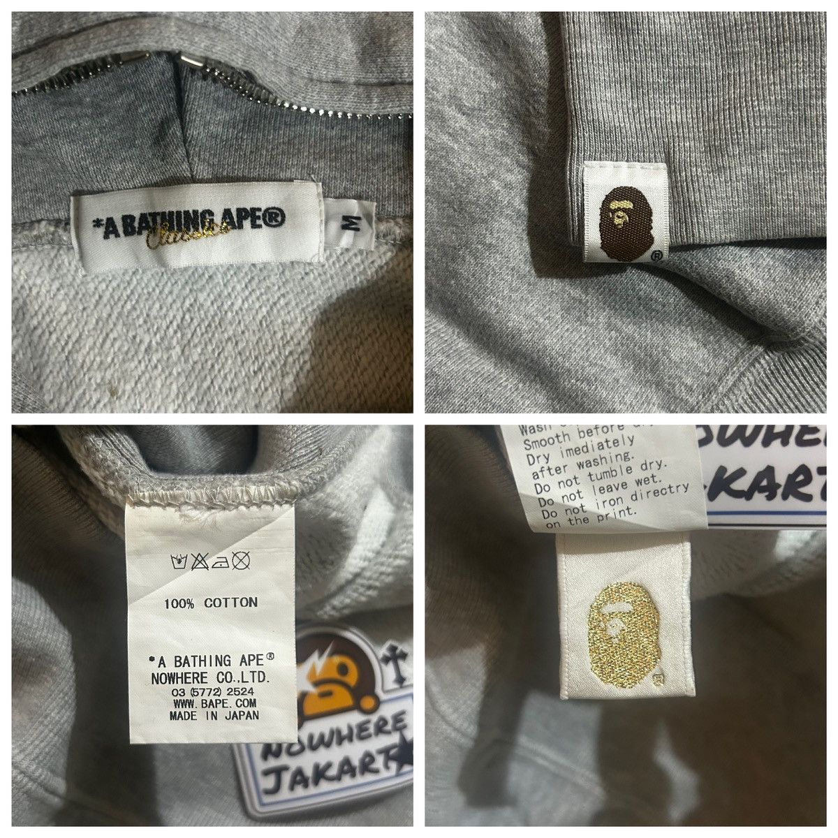 Bape Baby Milo Full Zip Hoodie Size US M / EU 48-50 / 2 - 8 Thumbnail