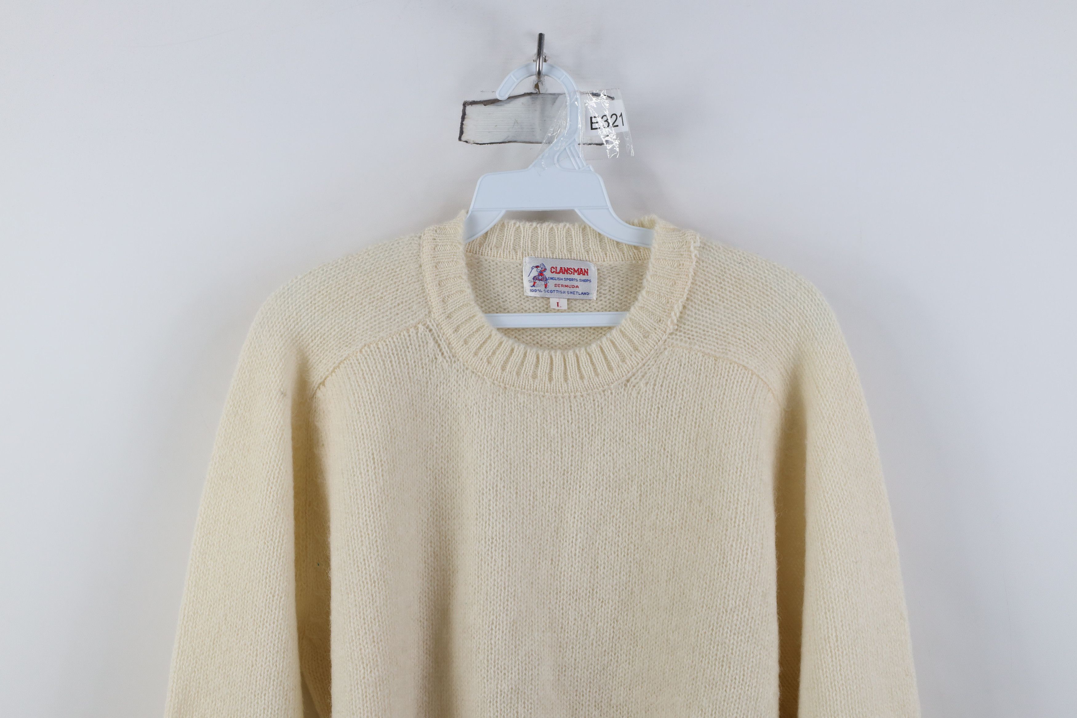 Vintage Vintage 50s Streetwear Lightweight Shetland Wool Sweater Size US L / EU 52-54 / 3 - 2 Thumbnail