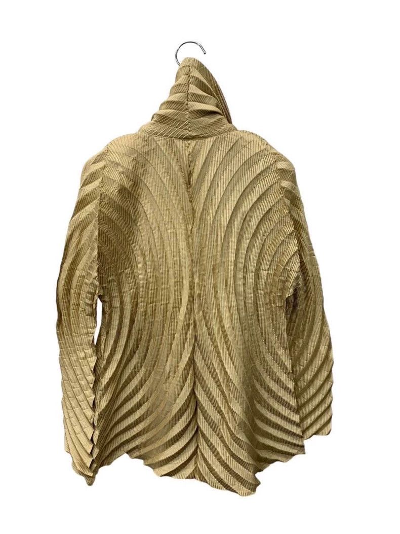 Issey Miyake Issey Miyake size:2 Champagne gold steam jacket Size M / US 6-8 / IT 42-44 - 2 Thumbnail