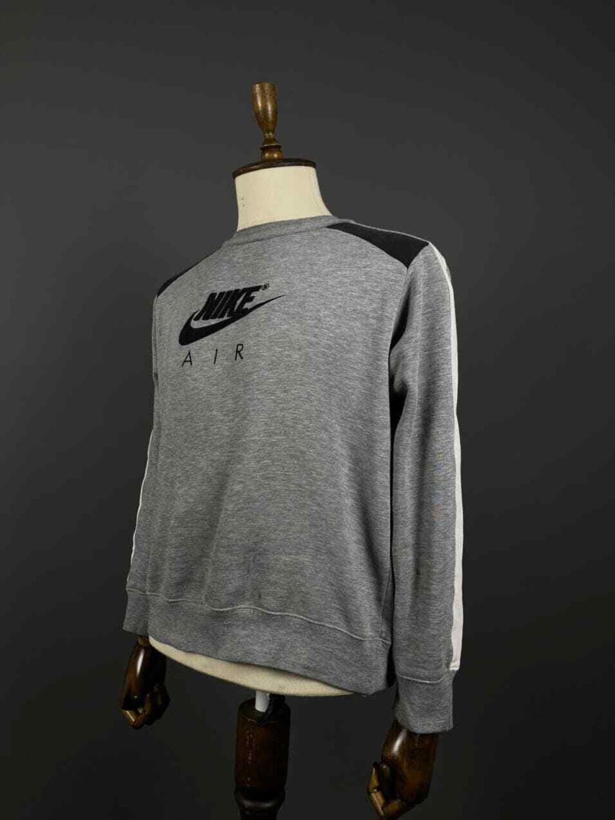 Nike Men Nike Air Grey Crew Neck Jumper Sweatshirt Size S Size US S / EU 44-46 / 1 - 1 Thumbnail