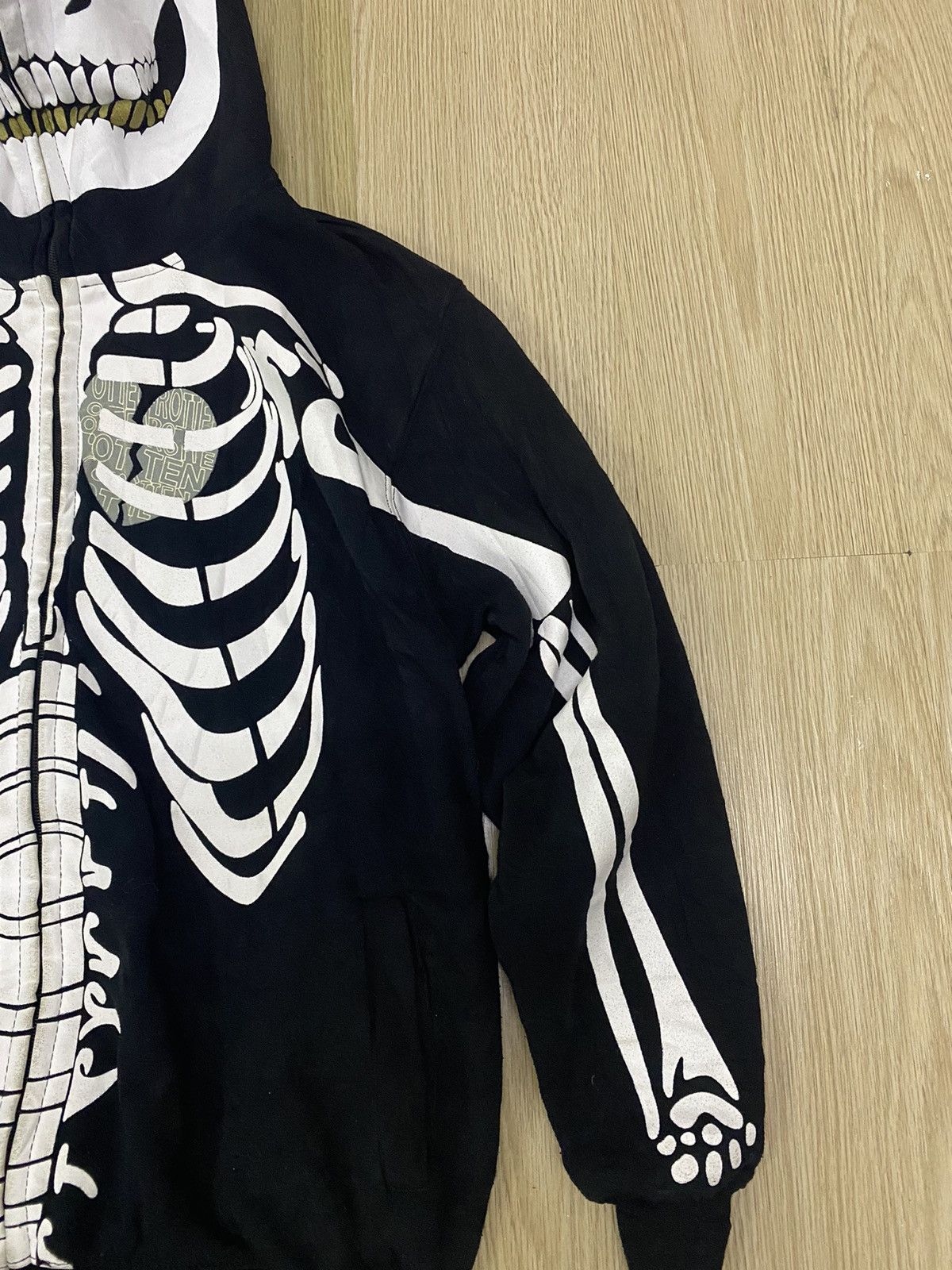 Japanese Brand MJ collection skull fullzipper hoodie Size US M / EU 48-50 / 2 - 3 Thumbnail