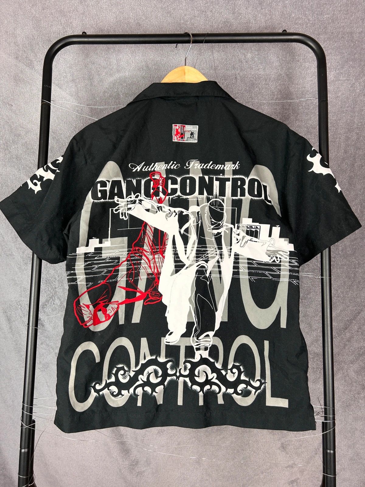 Other Gang Control Skate black shirt all over print spellout Size US M / EU 48-50 / 2 - 2 Thumbnail