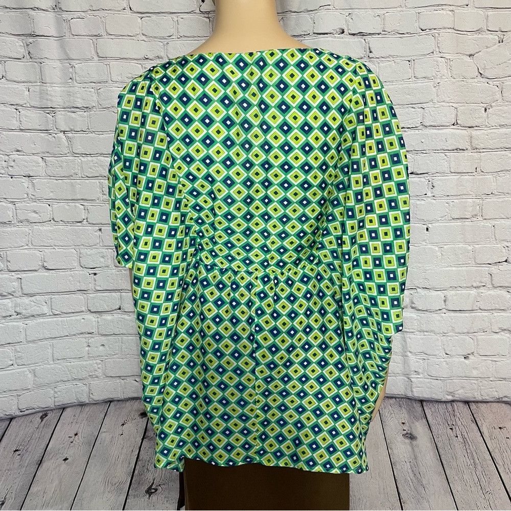 Other JB Julie Brown Cotton Silk Green Top Size M Size M / US 6-8 / IT 42-44 - 9 Thumbnail