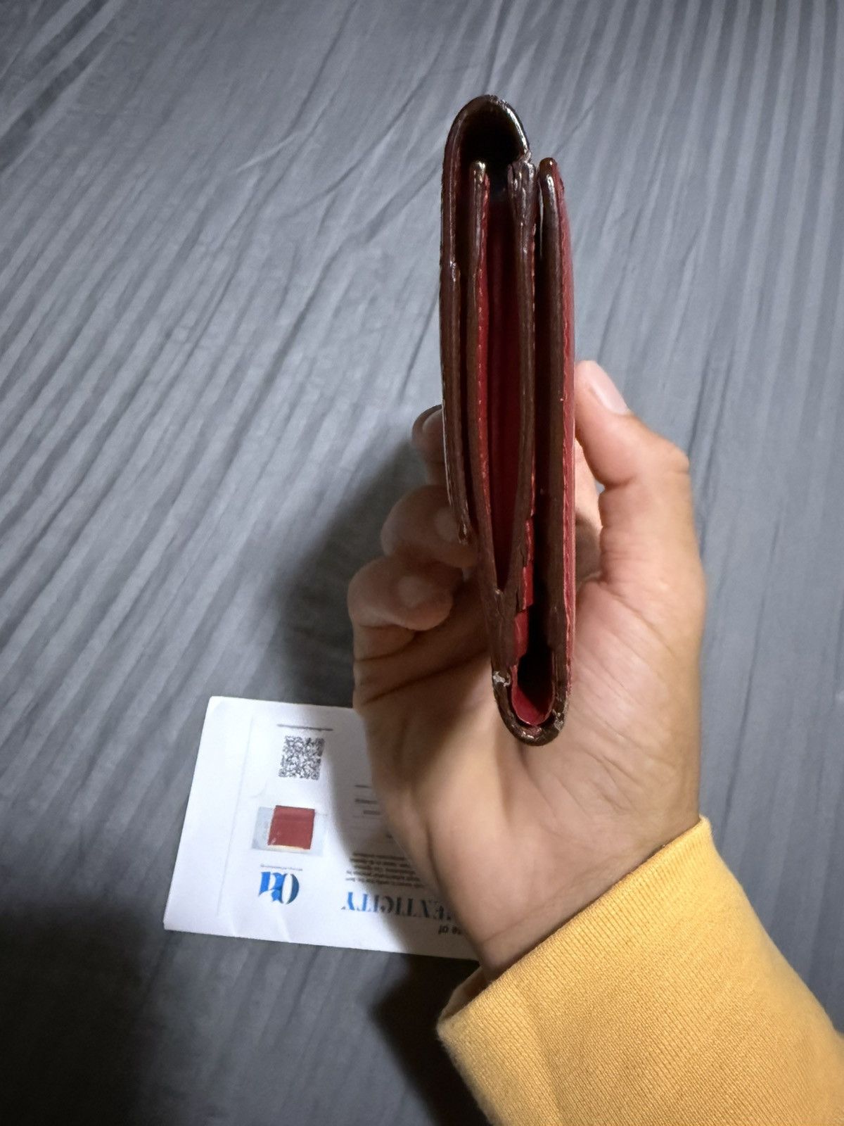 Burberry Burberry Red Leather bifold wallet Size ONE SIZE - 5 Thumbnail