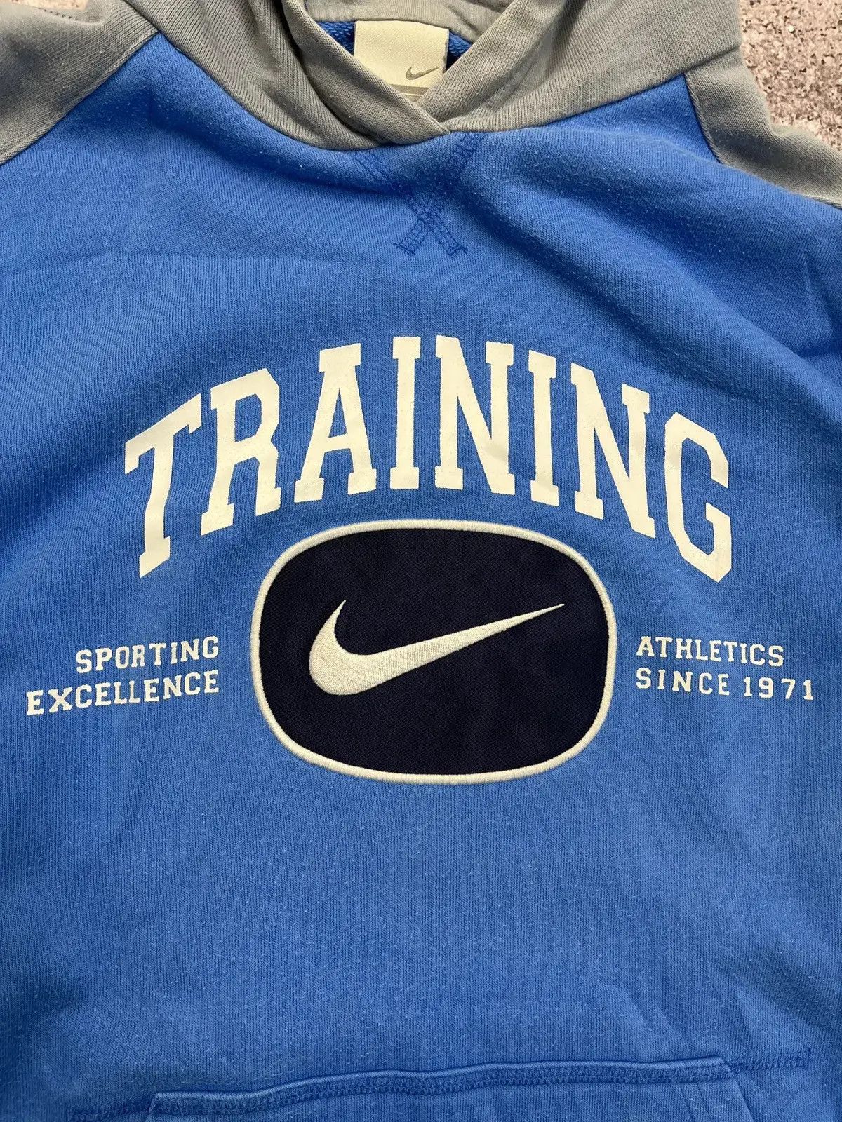 Nike Nike Vintage Training Sporting Excellence Big Logo Hoodie Size US XL / EU 56 / 4 - 2 Thumbnail
