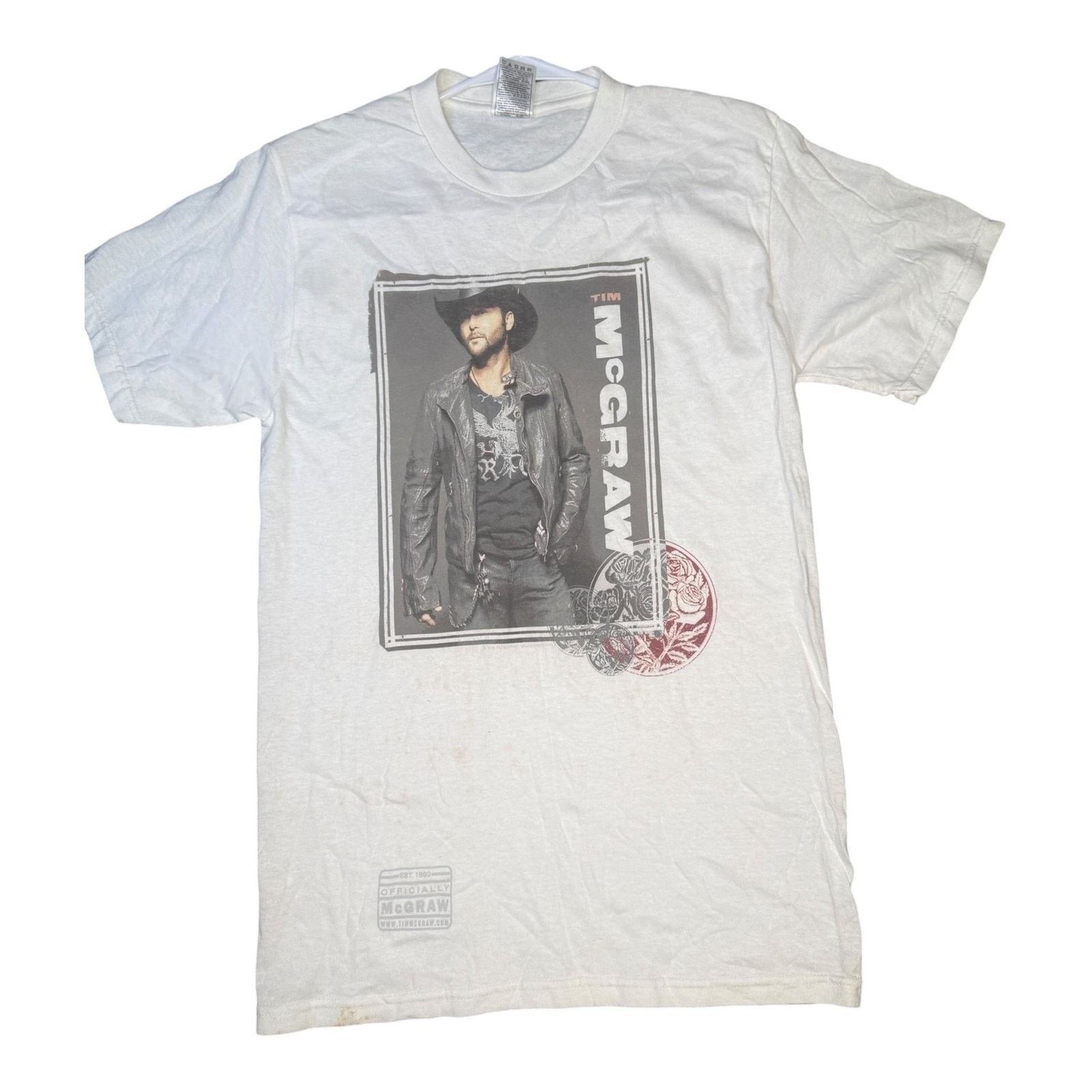 Other Vintage 2006 Tim McGraw Tour Graphic Concert T-Shirt White S Size US S / EU 44-46 / 1 - 1 Preview