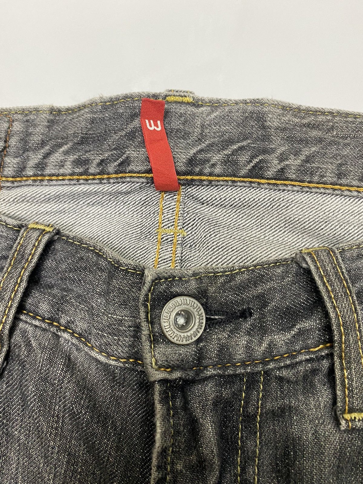 Kapital VINTAGE UNIQLO S002 JAPAN DISTRESSED DENIM UNDERCOVER STYLE Size US 30 / EU 46 - 6 Thumbnail