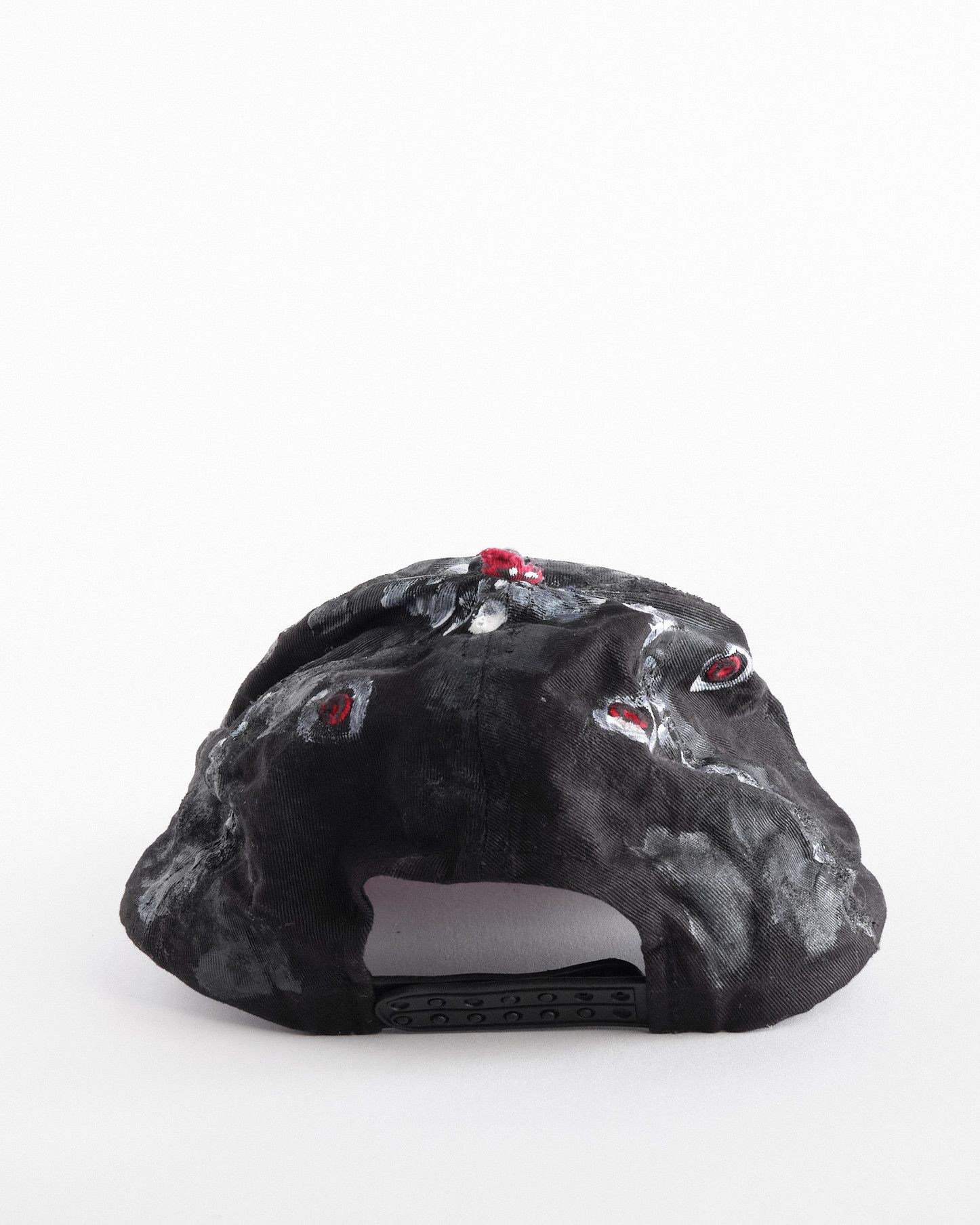 Chevrolet ASTROBOI* x Chevy Racing Black/Red Pierced Distressed Hat Size ONE SIZE - 5 Thumbnail