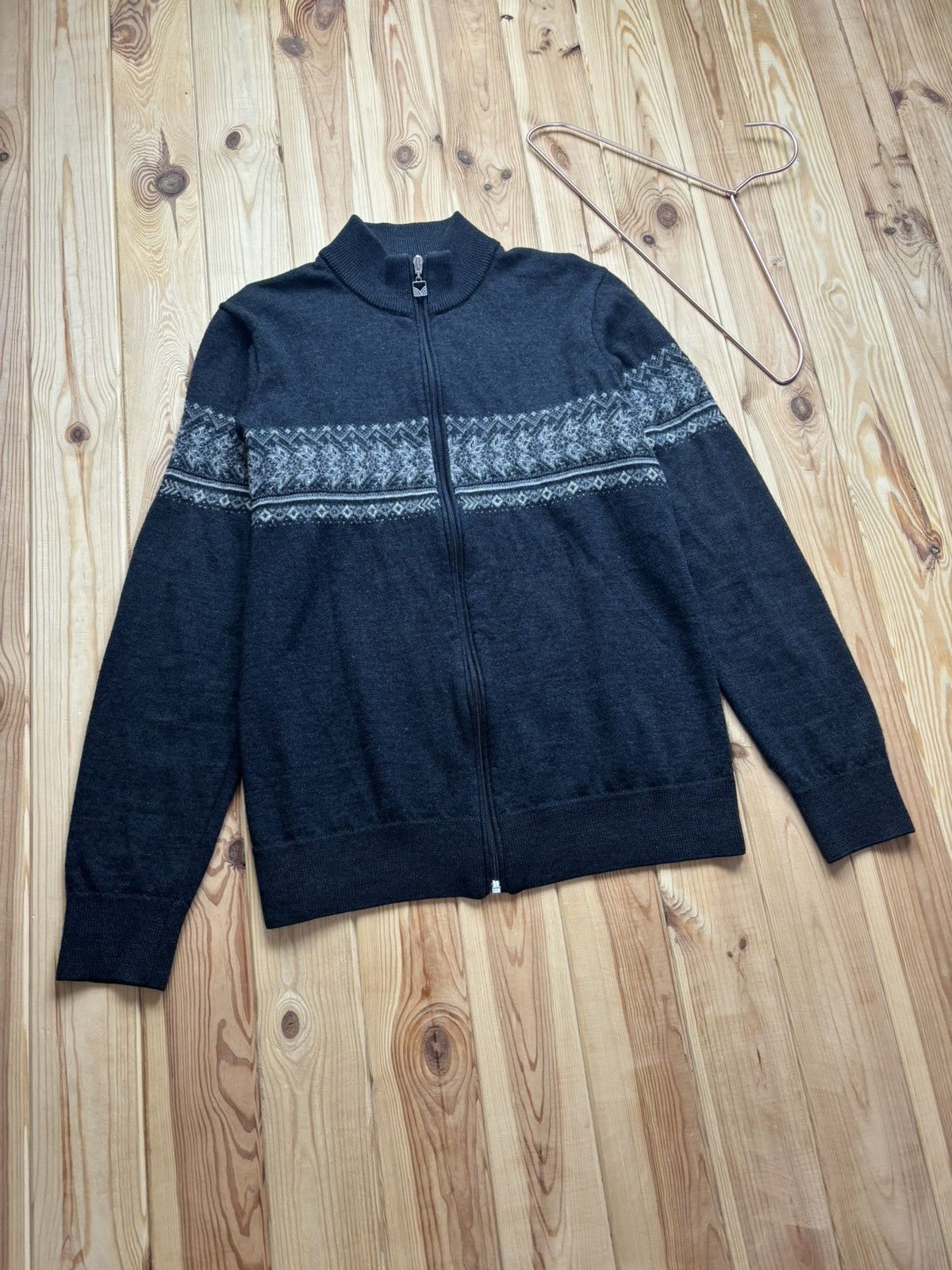 Dale Of Norway Dale Of Norway Zip Merino Wool Sweater Size US M / EU 48-50 / 2 - 1 Thumbnail