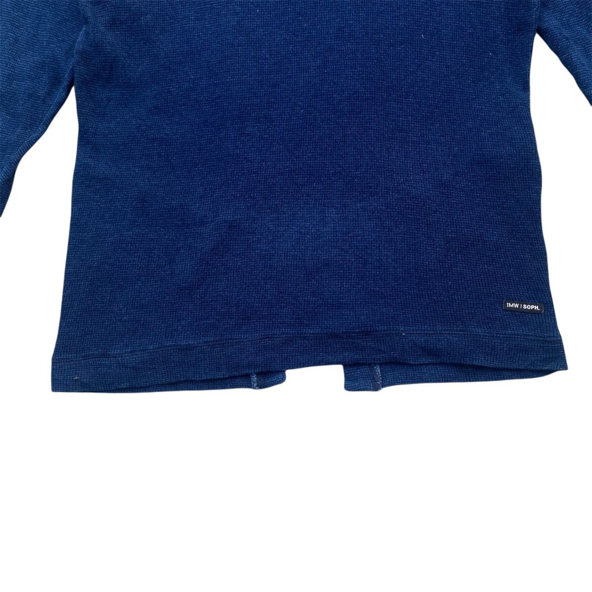 Sophnet. ‼️LAST DROP‼️1MW by SOPHNET. x GU indigo-dyed knit Cardigan Size US L / EU 52-54 / 3 - 8 Thumbnail