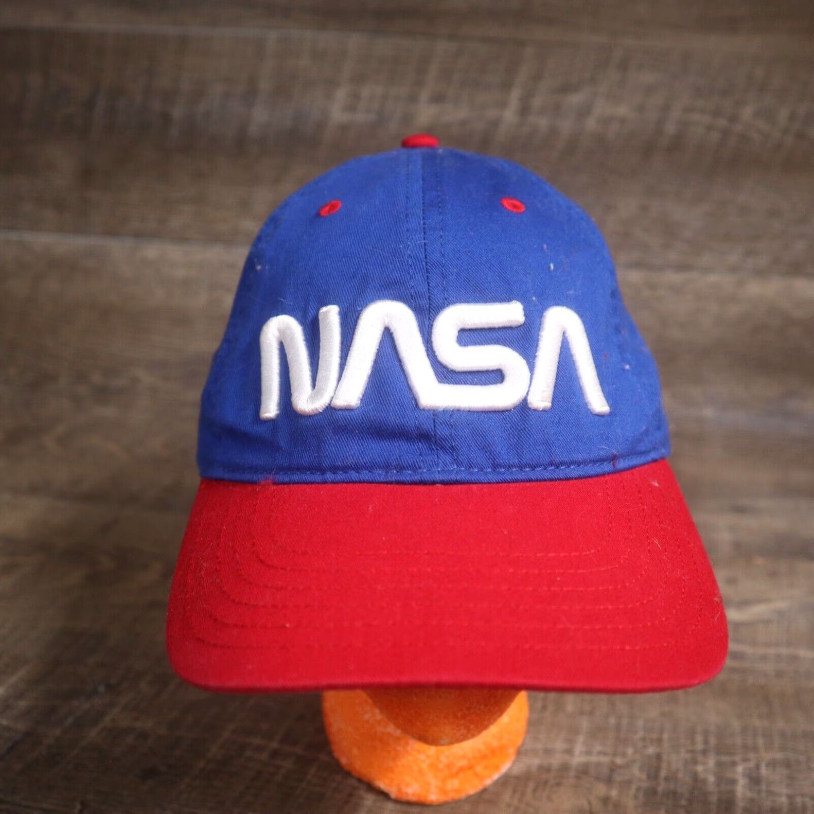 American Needle NASA Iconic Patches Strapback Hat Distressed Unisex hotsell OS