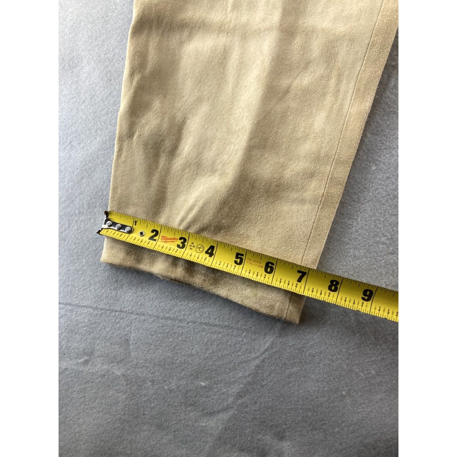 Vintage B&J Women's Suede Pants 6 Straight Fit Brown 2000s Y2K Vintage-inspired Casual Dress Size 28" / US 6 / IT 42 - 7 Thumbnail