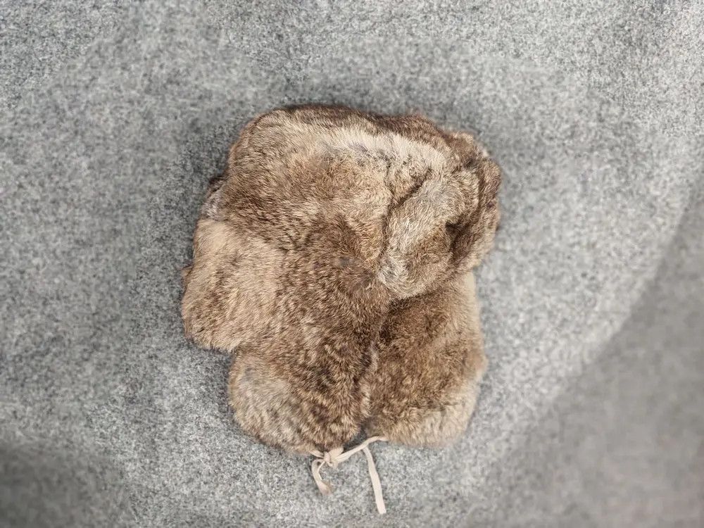 If Six Was Nine Vintage Crazy Ushanka Hat of natural Beige Fur Y2K Style Size ONE SIZE - 1 Thumbnail