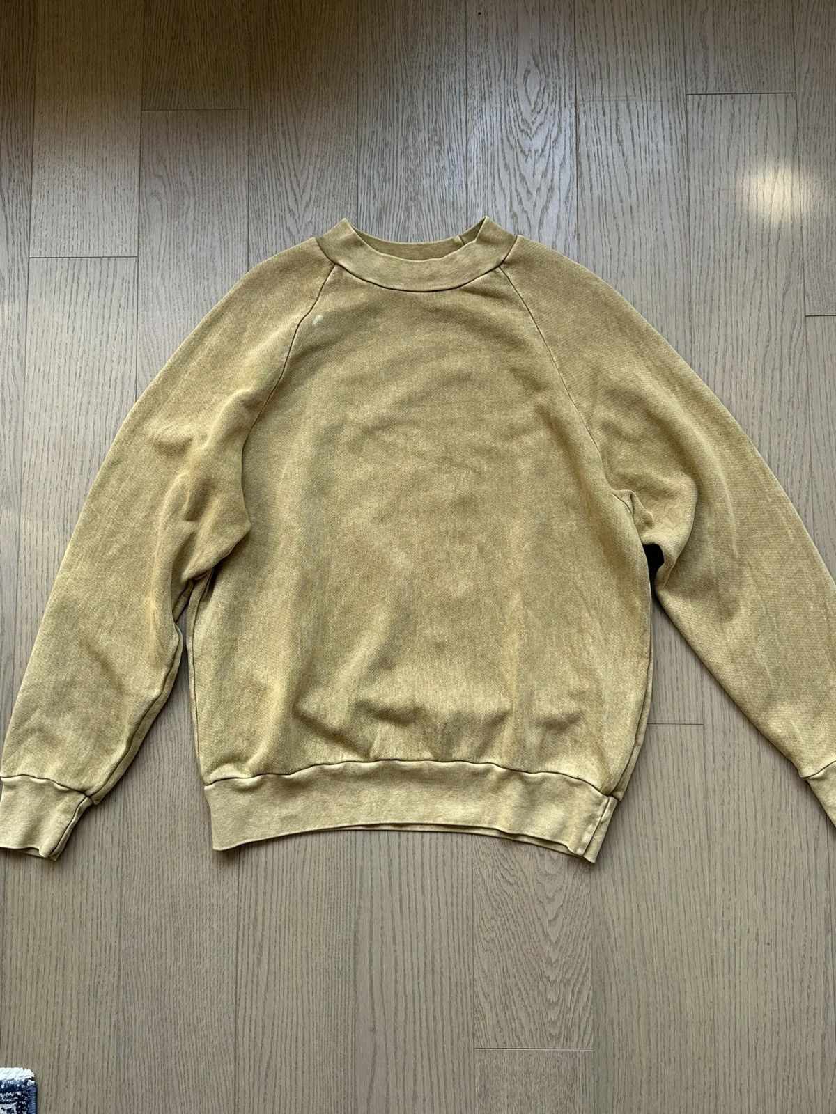 Les Tien Mustard Yellow Mock Neck Sweatshirt Size US M / EU 48-50 / 2 - 1 Thumbnail