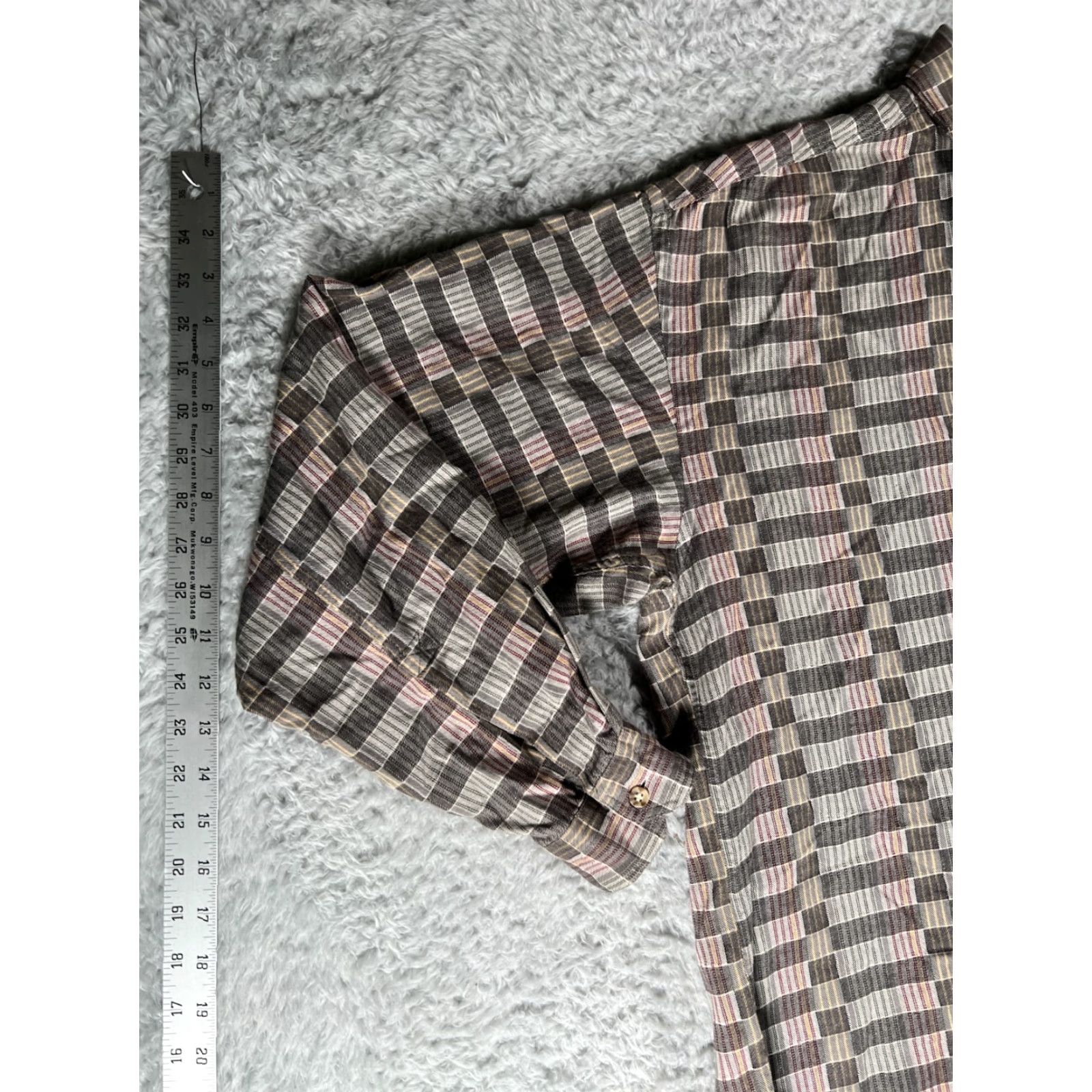 The North Face The North Face Shirt Mens M Brown Button Up Check Retro 100% Cotton Size US M / EU 48-50 / 2 - 3 Thumbnail