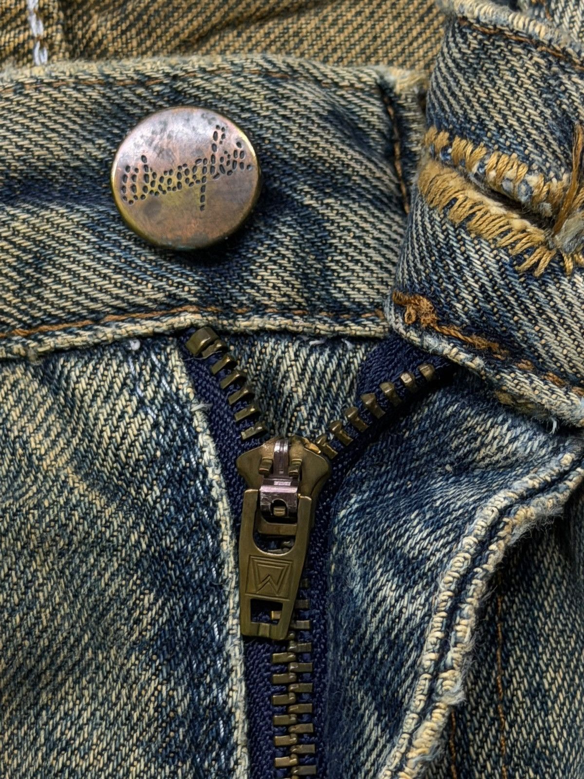 Wrangler Vintage 90s Wrangler Japan Selvedge Denim Jeans | W29 Size US 29 - 11 Thumbnail