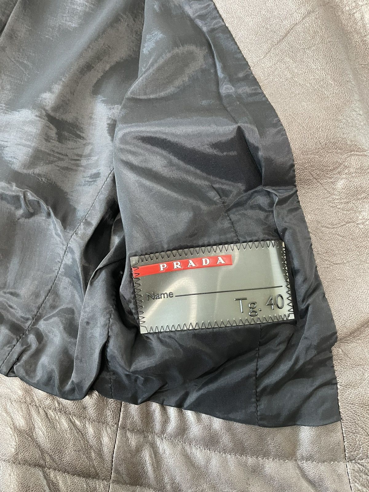 Prada Prada Leather Jacket with velcro straps Size S / US 4 / IT 40 - 8 Thumbnail