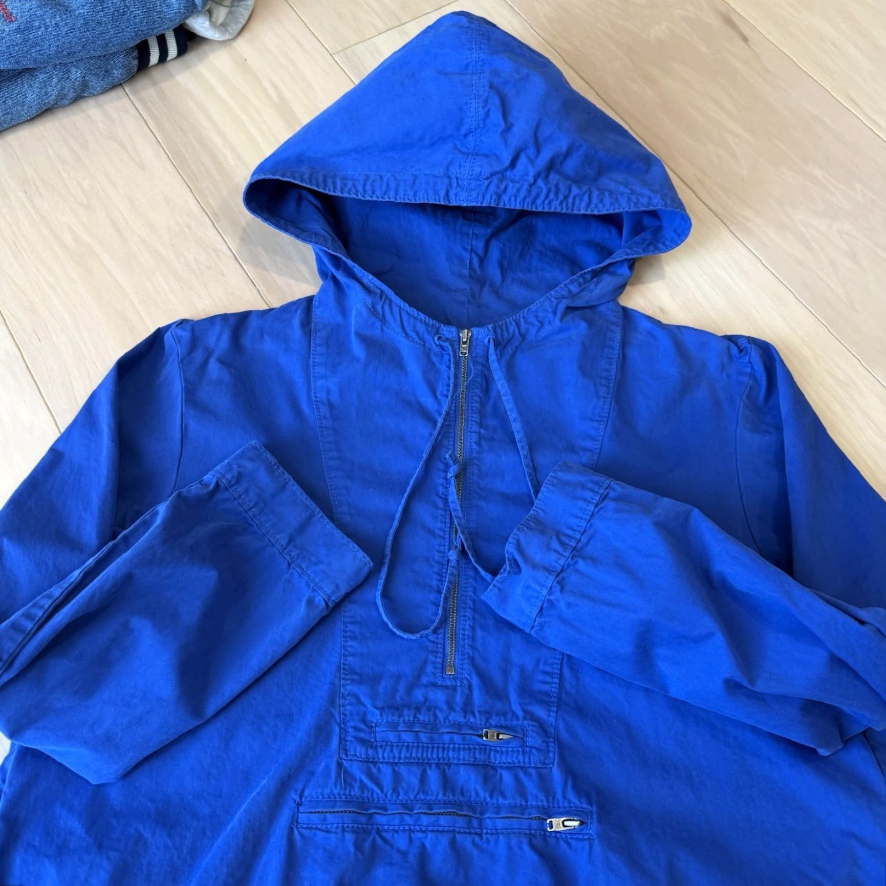 J.Crew J Crew Anorak Shirt Small Blue 1/2 Zip Cotton Pullover Heritage Military Workwear Mens Size US S / EU 44-46 / 1 - 5 Thumbnail