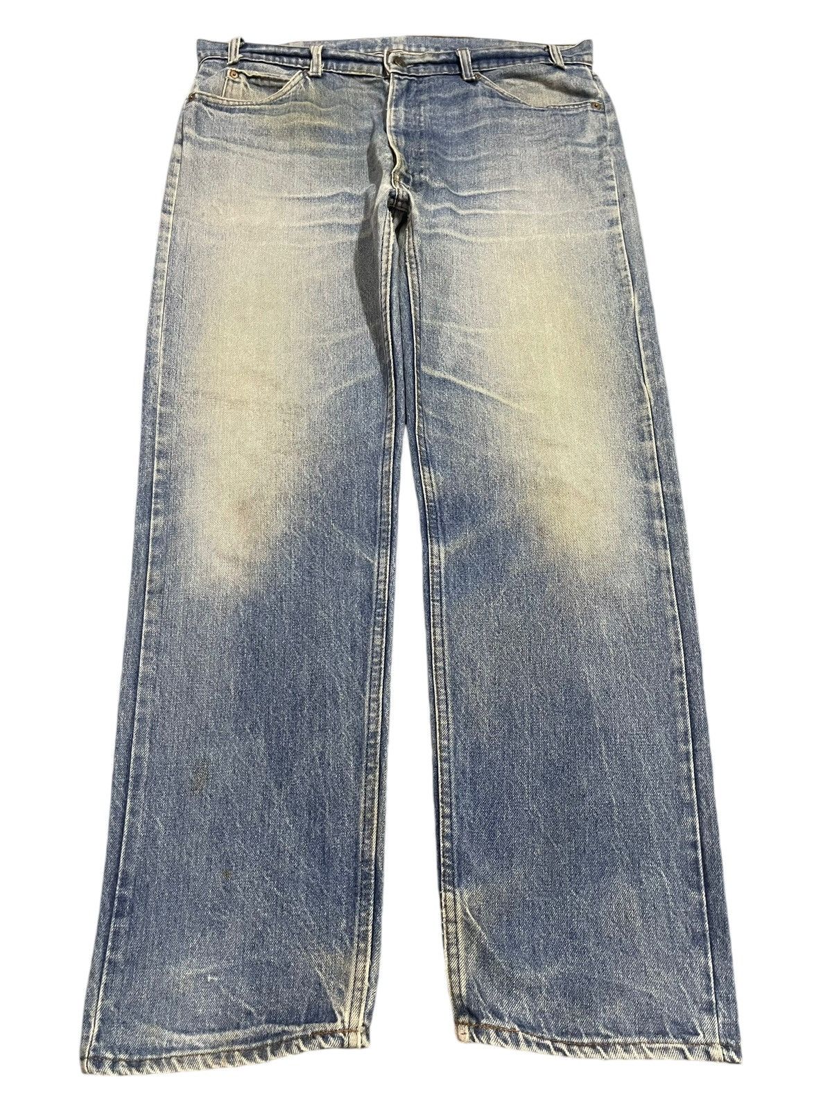 levi's 70'S〜 519 Vintage 70's Levi's 519 Light Wash Faded Jeans Talon Zipper