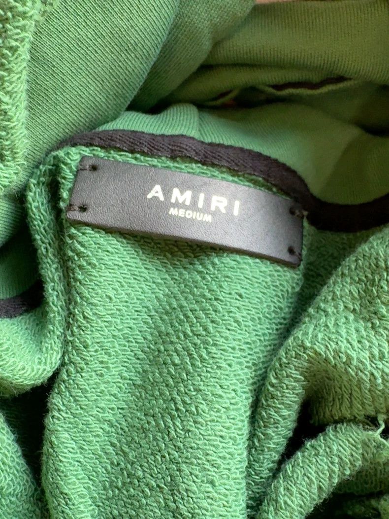 Amiri Amiri Green hole sweatshirt 2501-Nextarrow Size US M / EU 48-50 / 2 - 4 Thumbnail