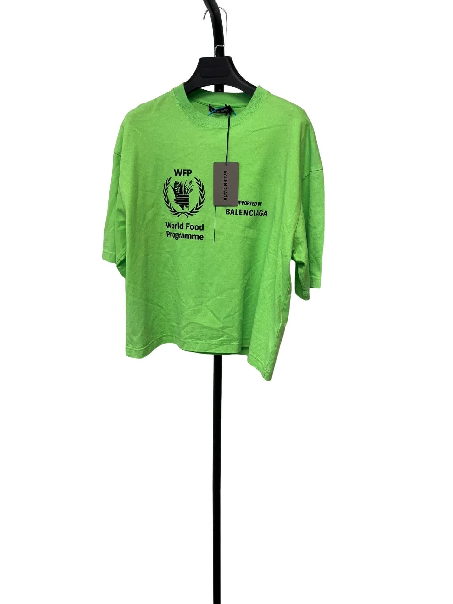 Balenciaga Balenciaga WFP Neon Green T-Shirt Size S Size US S / EU 44-46 / 1 - 1 Thumbnail