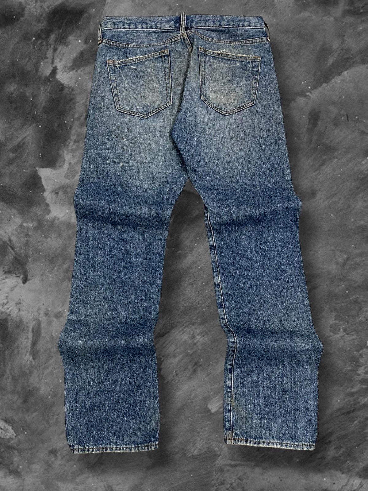 Japanese Brand Vintage 90s Designer Japan In The Attic Splash Grunge Denim Size US 30 / EU 46 - 11 Thumbnail