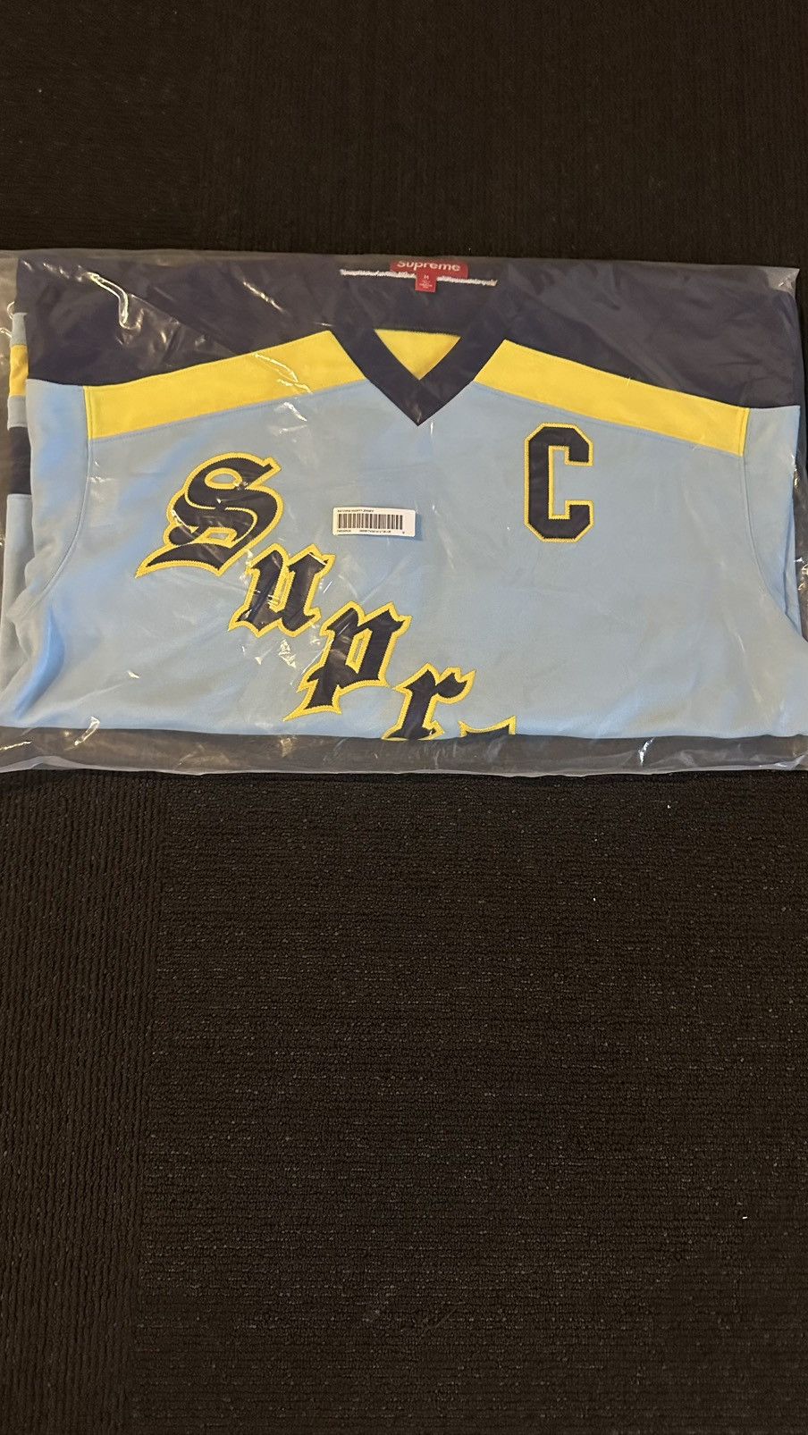 Supreme Supreme fire & ice hockey jersey (LIGHT BLUE) (M) Size US M / EU 48-50 / 2 - 1 Thumbnail
