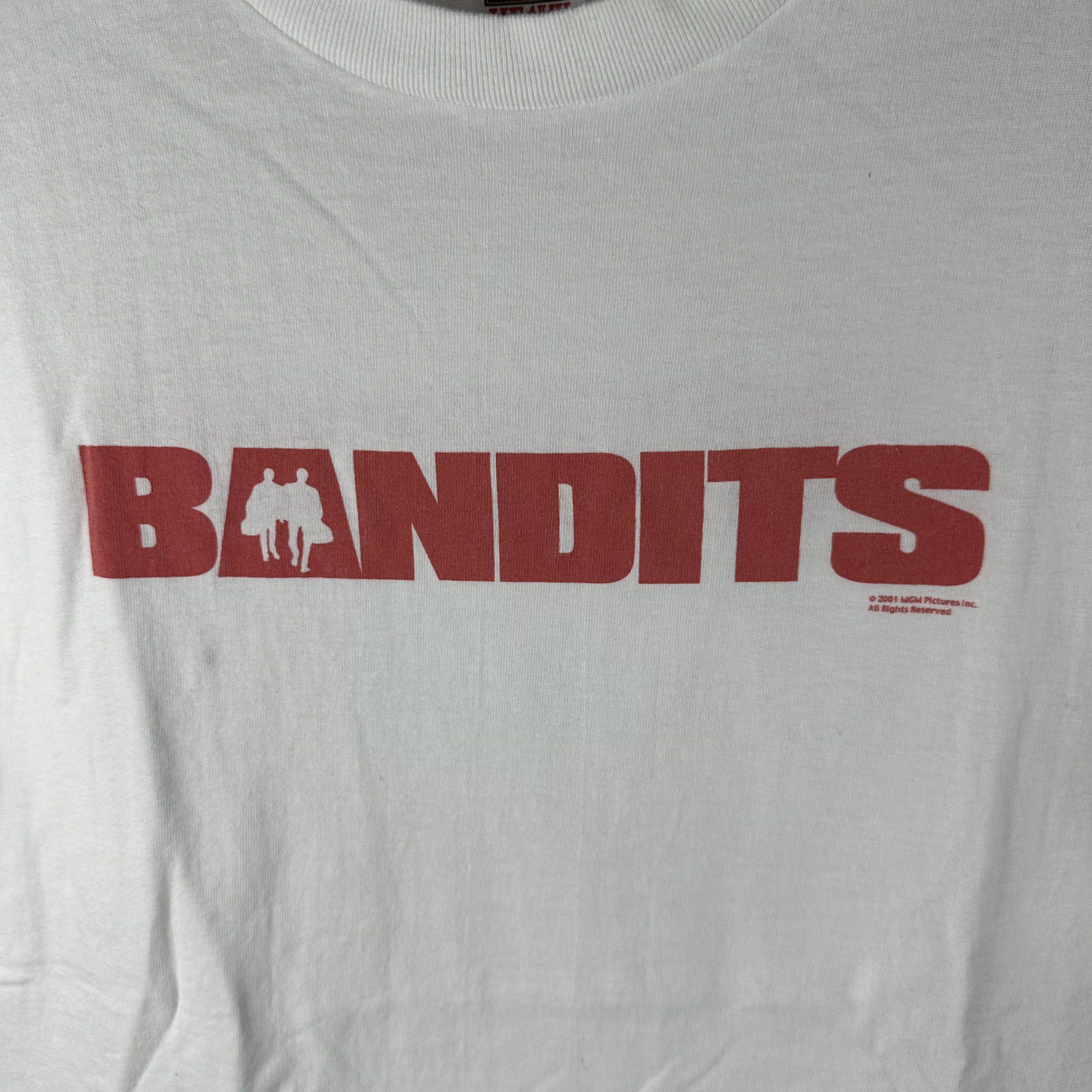 Vintage 2001 Bandits Two's Company Three's A Crime Bruce Willis Tee Size US L / EU 52-54 / 3 - 2 Thumbnail