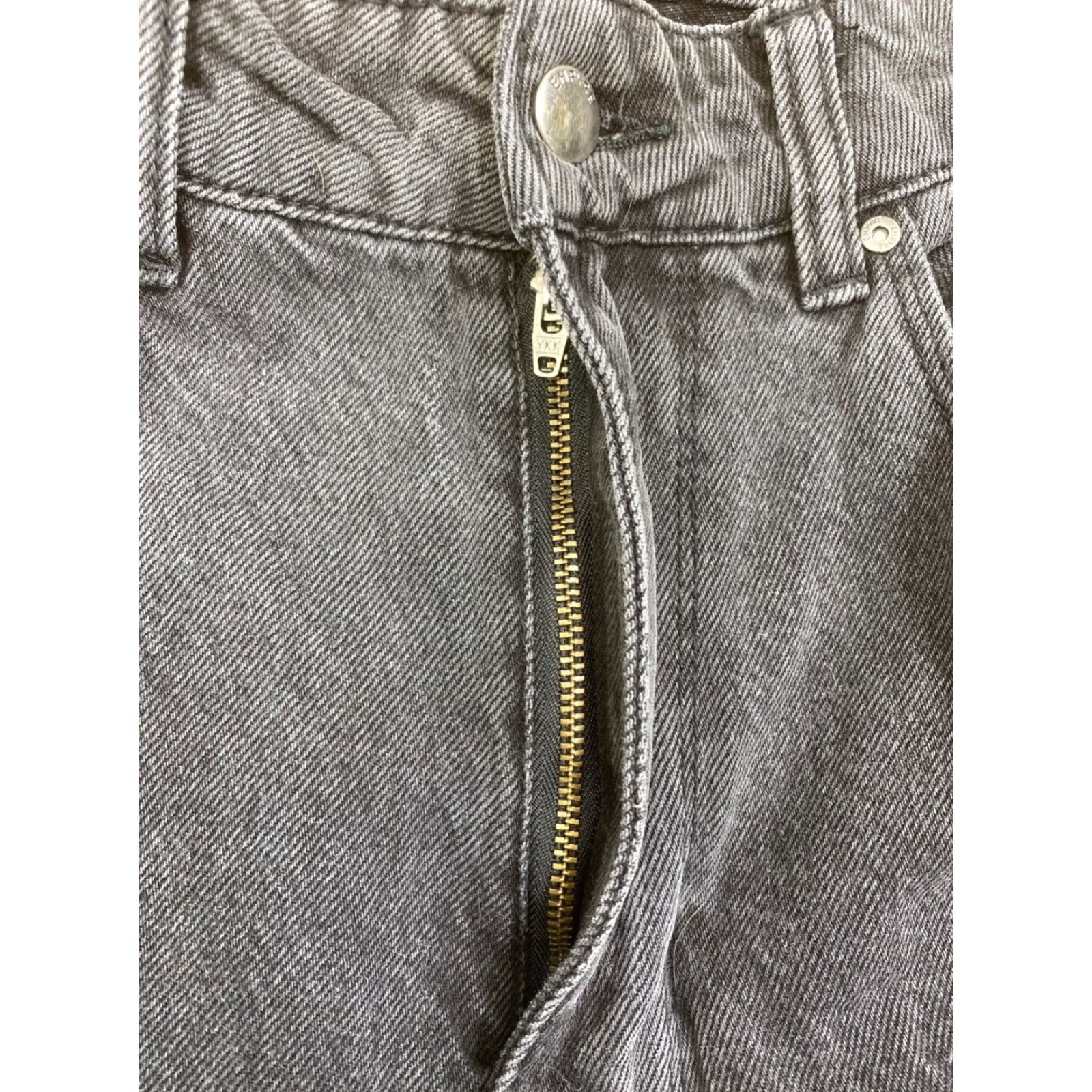 Empyre Empyre Denim Jeans Black Distressed Tapered Size 7 Women Size 28" / US 6 / IT 42 - 3 Thumbnail